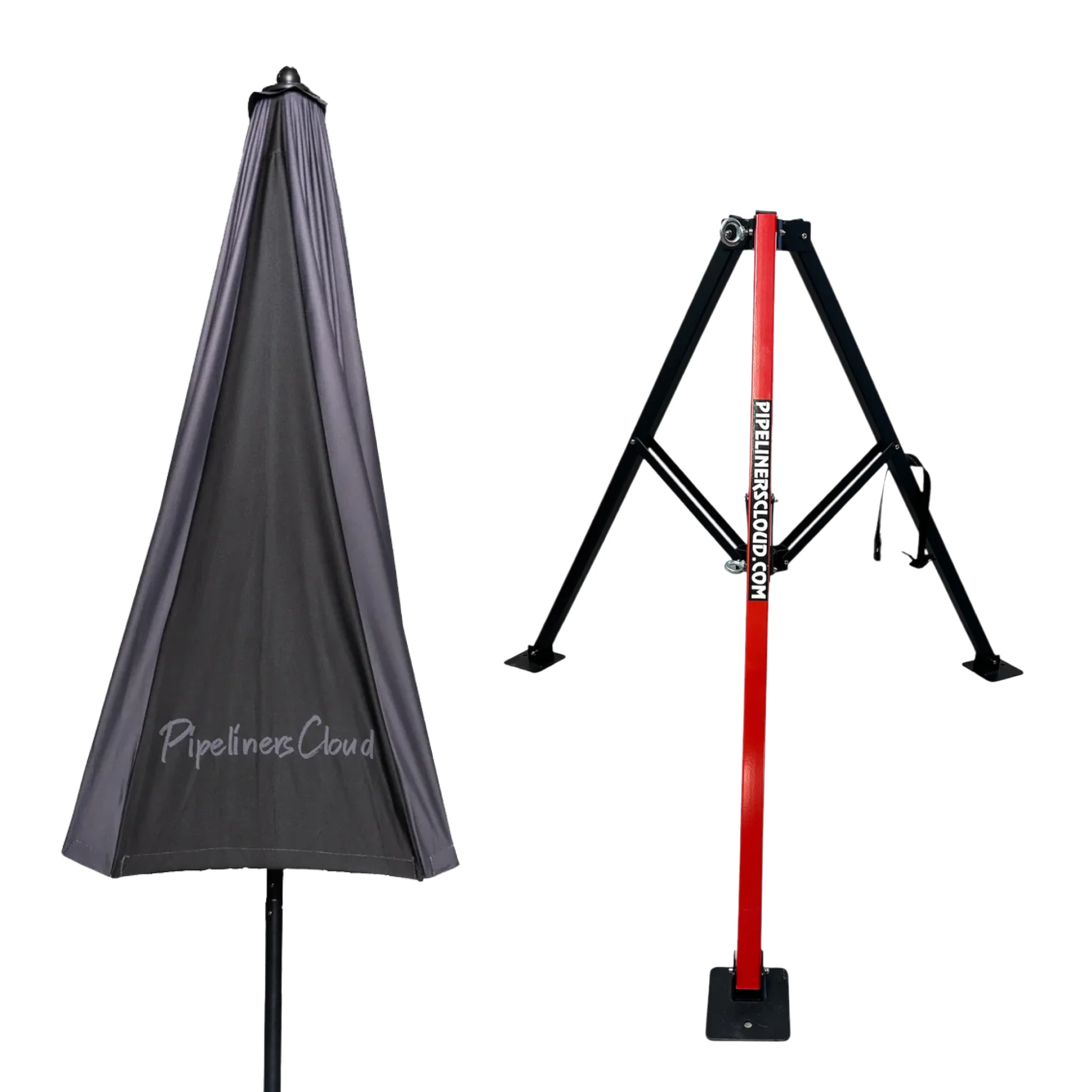 10' Umbrella & Tri-Pod Stand Set - Image 5