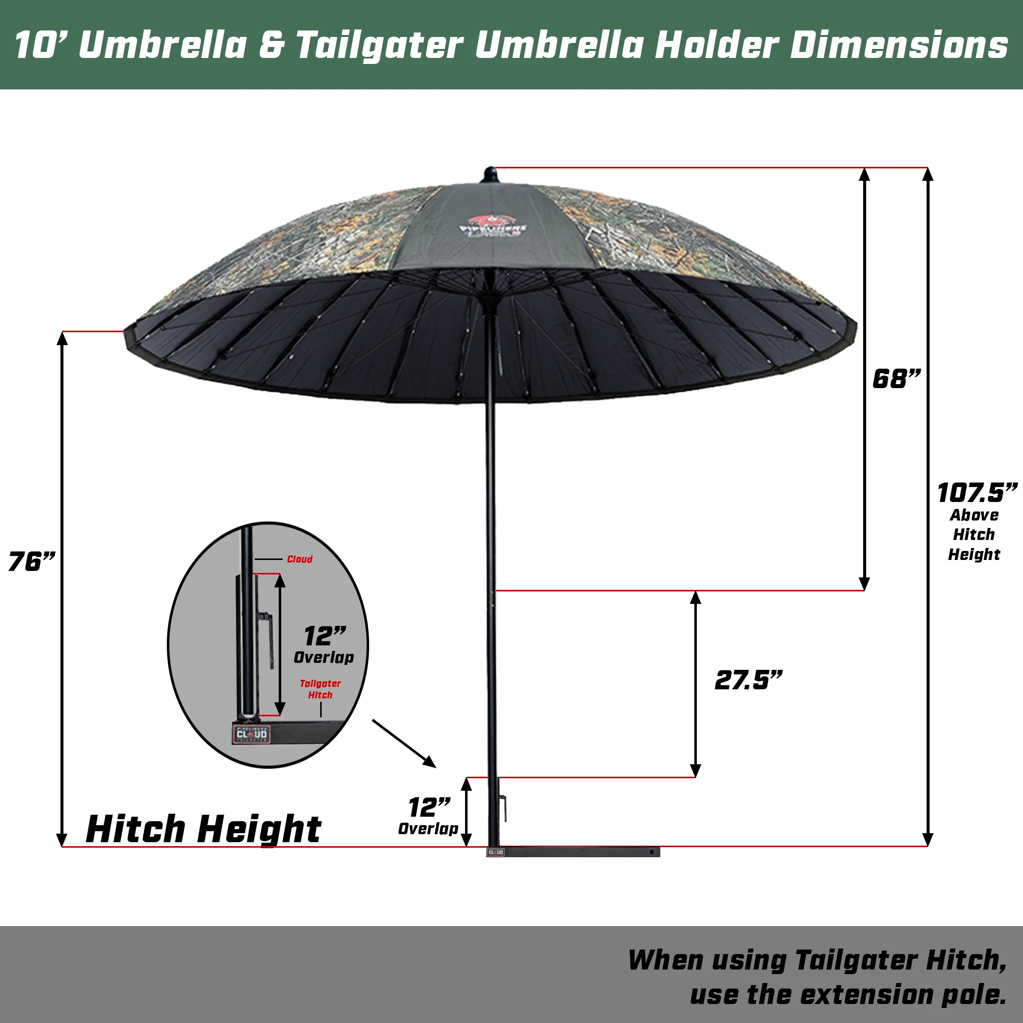 10' Tailgaters Complete Shade System - Image 3