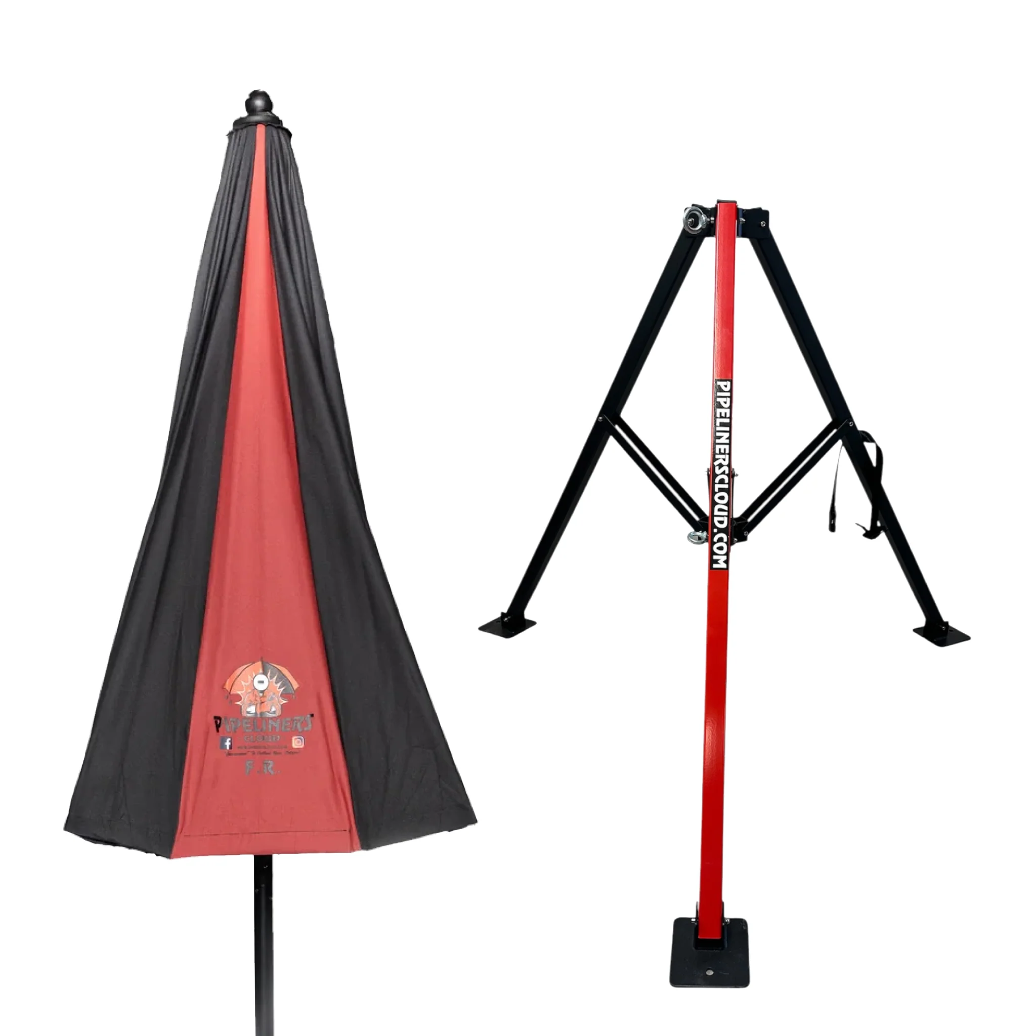 8' Umbrella & Tri-Pod Stand Set - Image 11