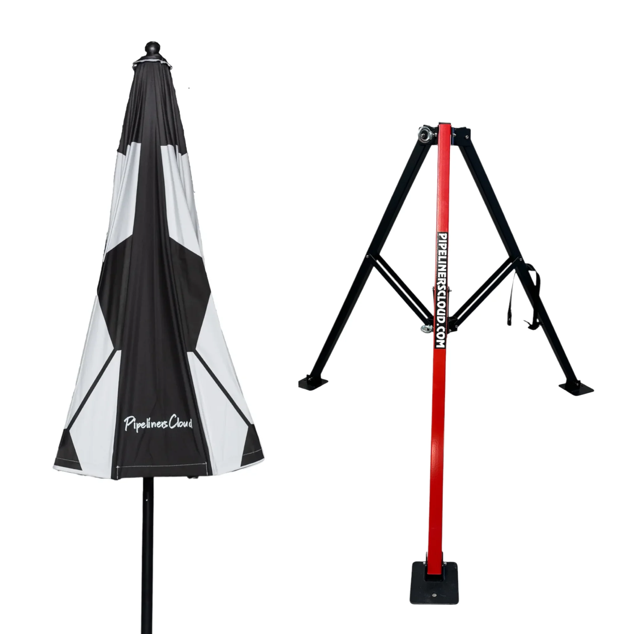 8' Umbrella & Tri-Pod Stand Set - Image 3
