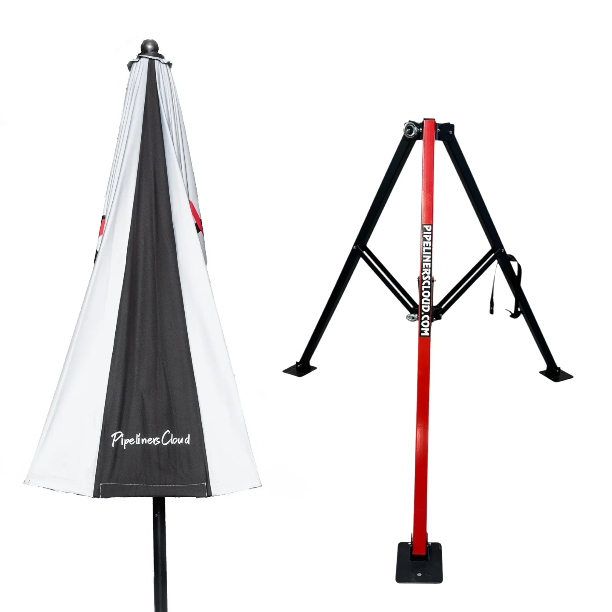 8' Umbrella & Tri-Pod Stand Set - Image 4