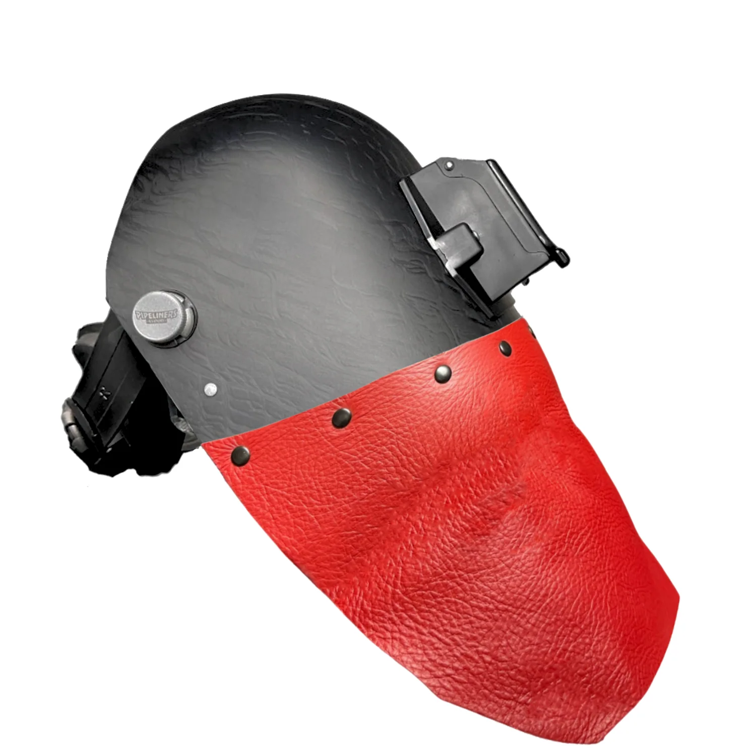 Corn Silk Carbon Fiber Chopped Bottom Leather Welding Hood - Image 15