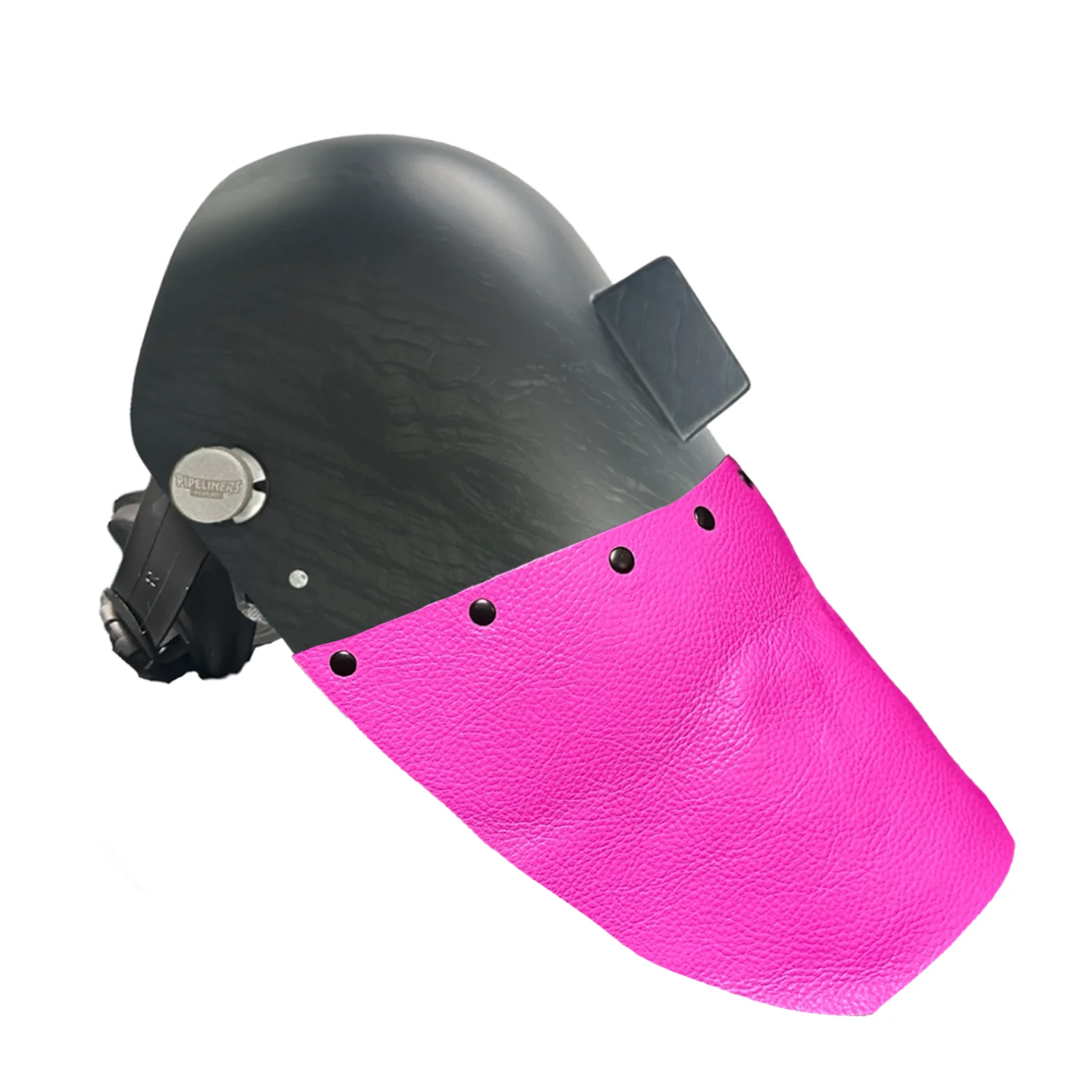 Corn Silk Carbon Fiber Chopped Bottom Leather Welding Hood - Image 24