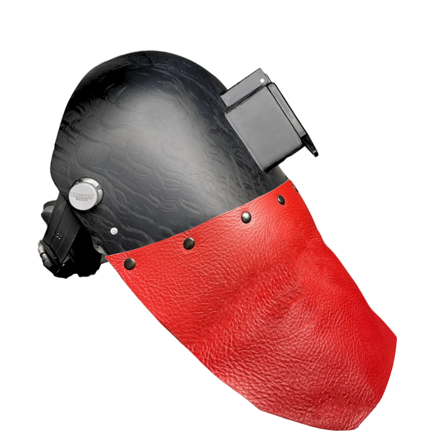 Corn Silk Carbon Fiber Chopped Bottom Leather Welding Hood - Image 42