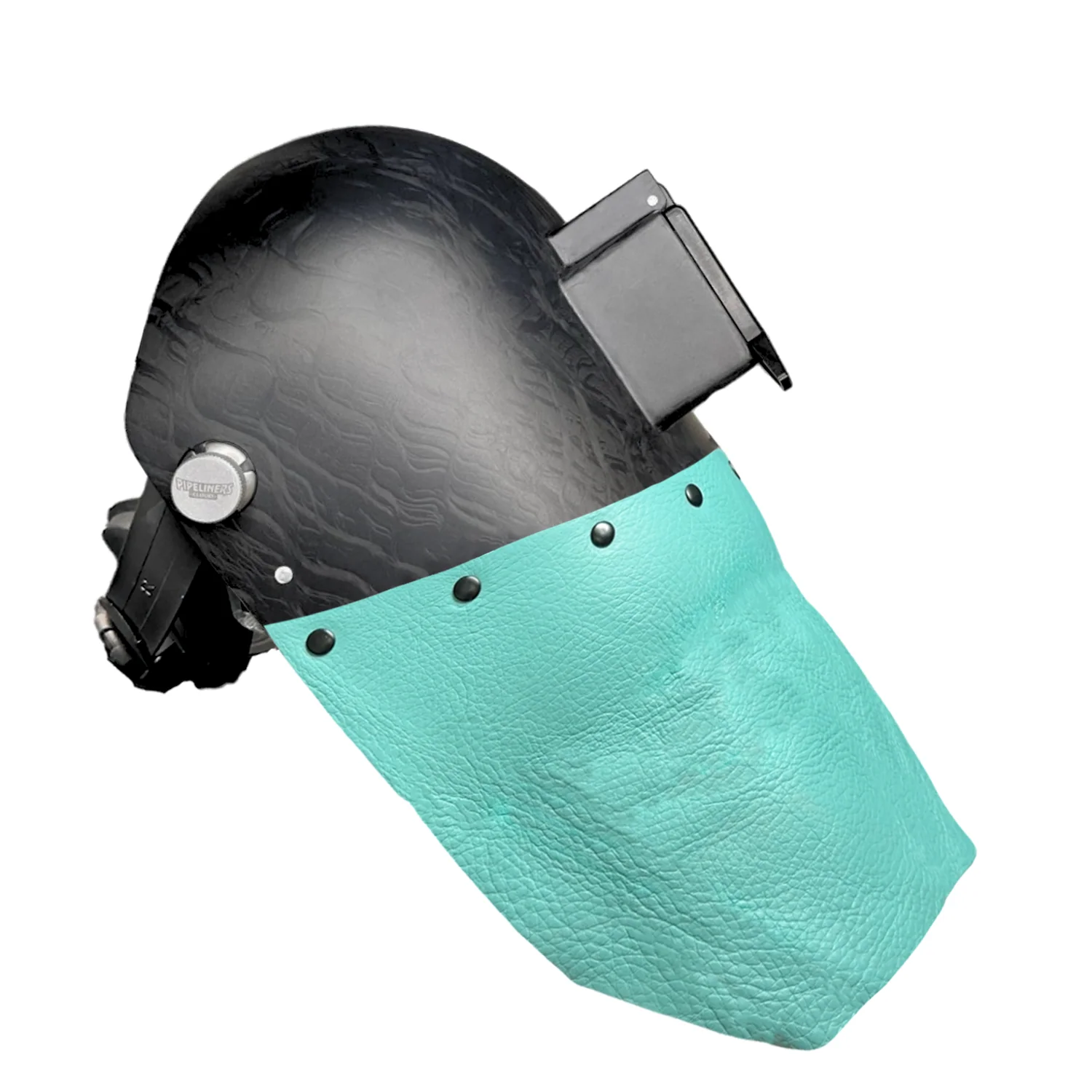 Corn Silk Carbon Fiber Chopped Bottom Leather Welding Hood - Image 43