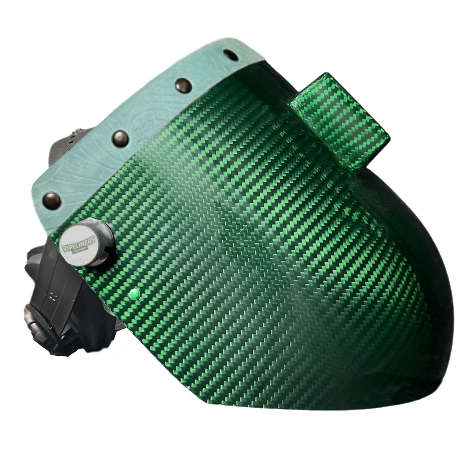 Candy Carbon Fiber Chopped Top Leather Welding Hood - Image 73