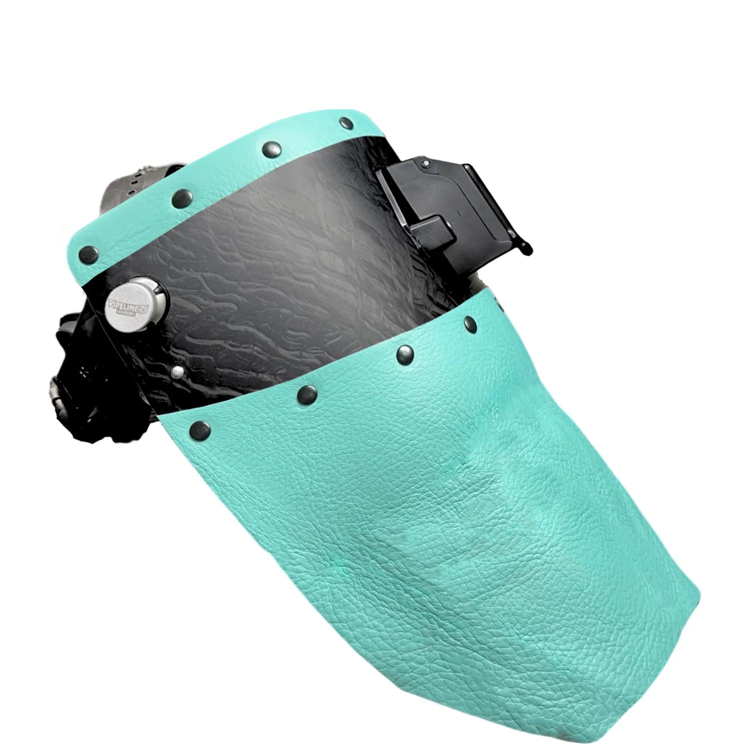 Corn Silk Carbon Fiber Chopped Top & Bottom Leather Welding Hood - Image 14