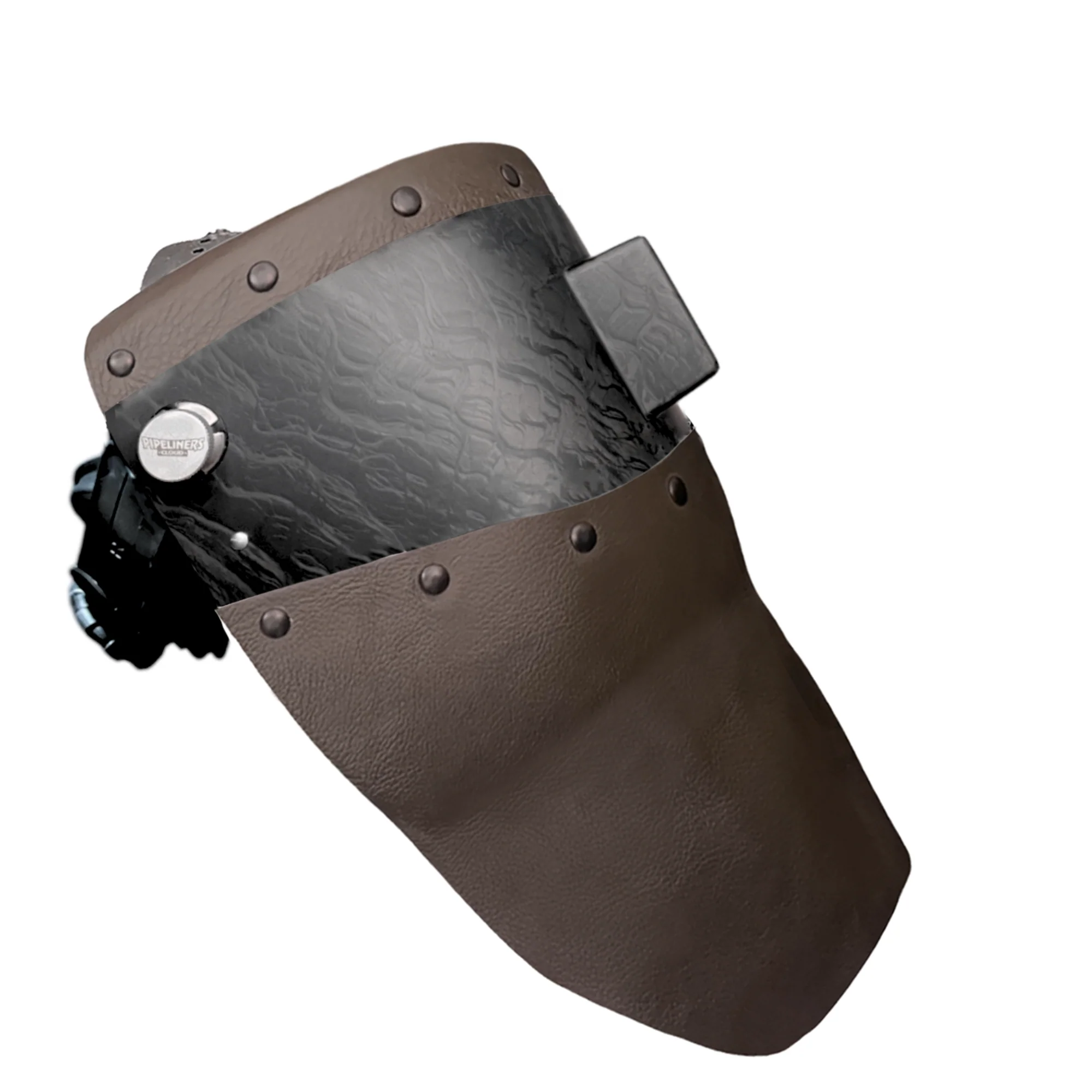 Corn Silk Carbon Fiber Chopped Top & Bottom Leather Welding Hood - Image 18