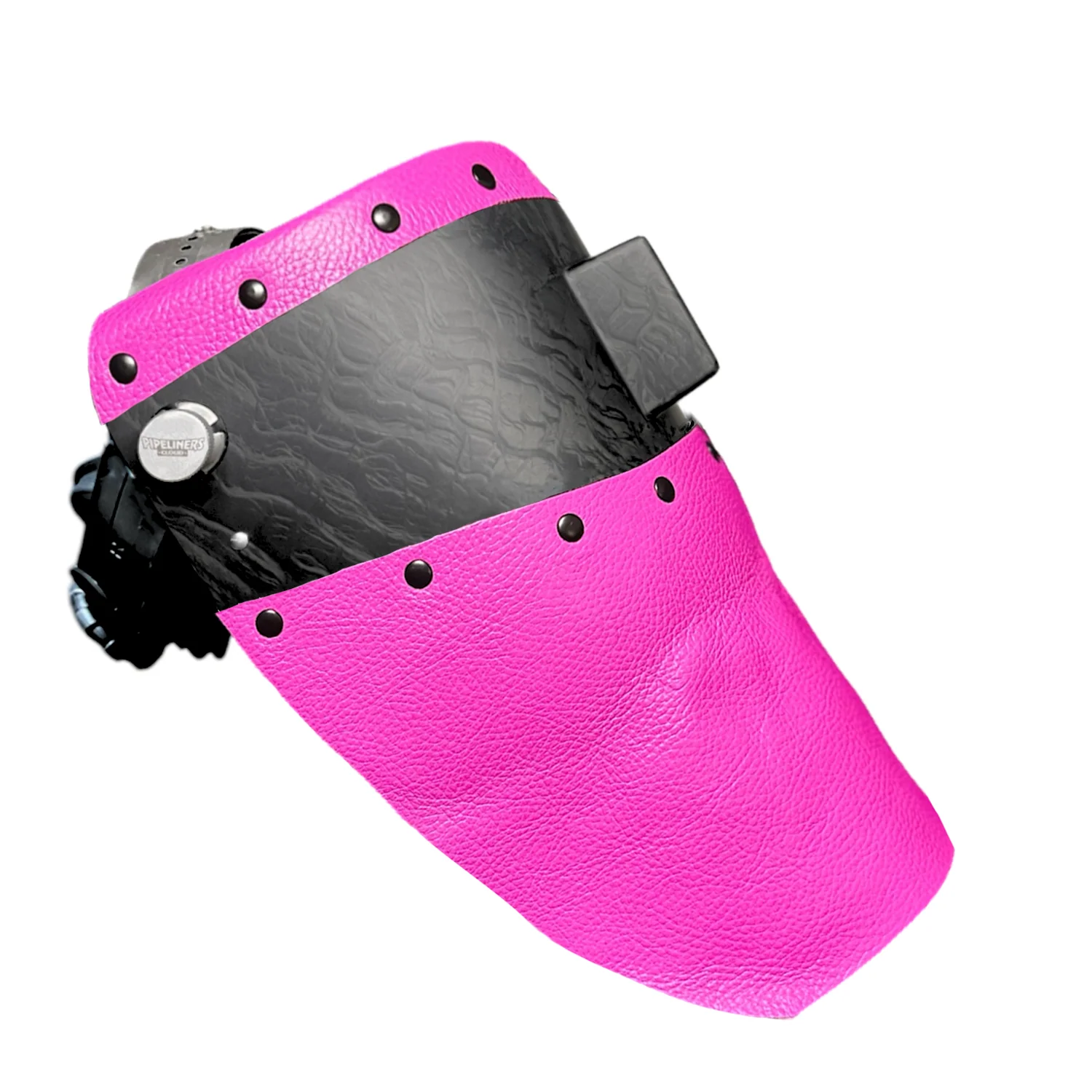 Corn Silk Carbon Fiber Chopped Top & Bottom Leather Welding Hood - Image 27