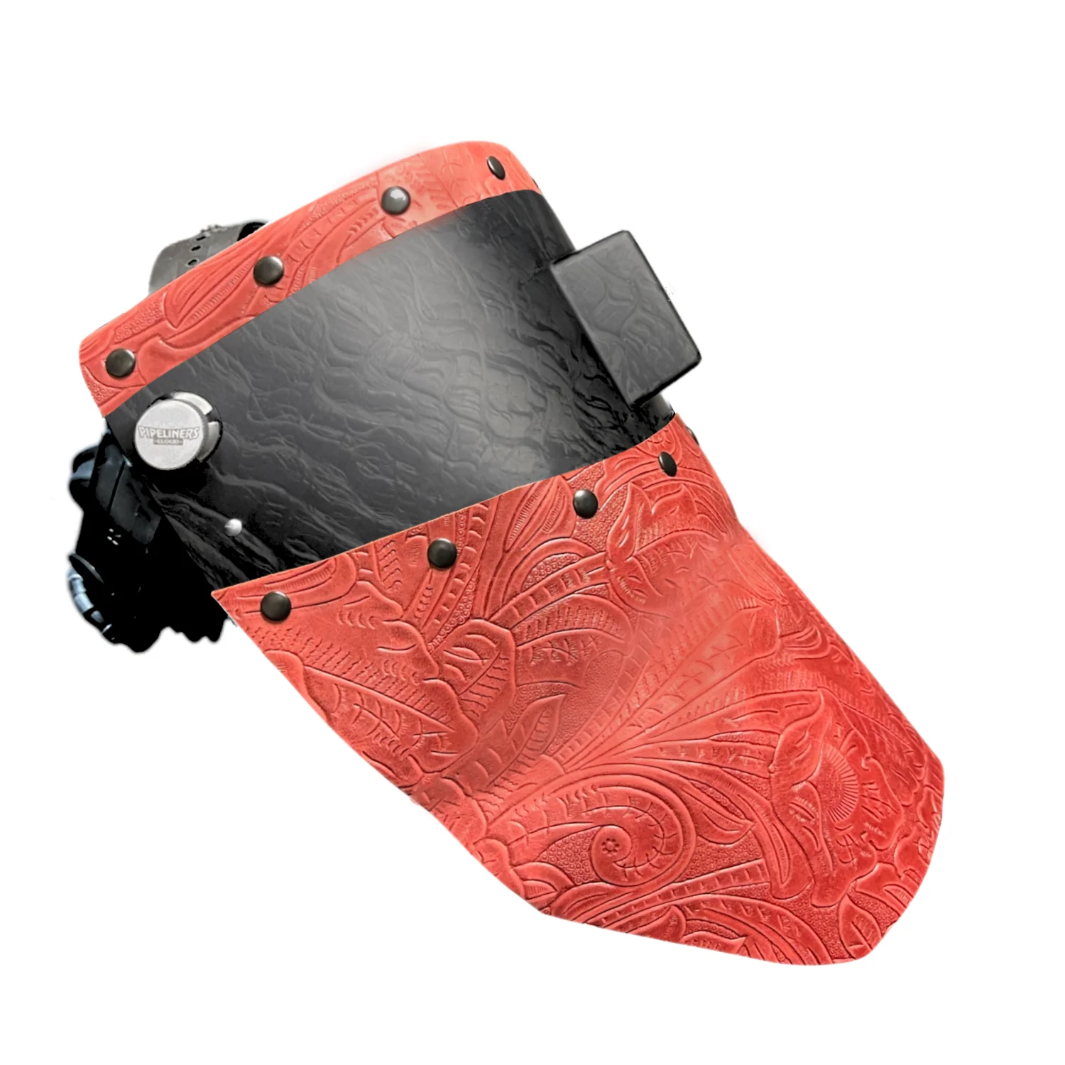 Corn Silk Carbon Fiber Chopped Top & Bottom Leather Welding Hood - Image 29