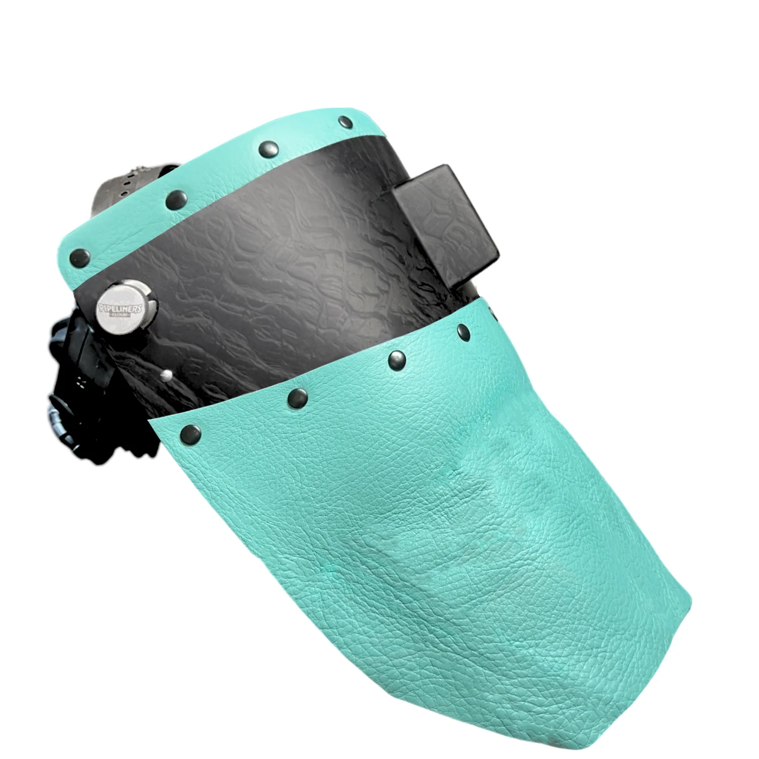 Corn Silk Carbon Fiber Chopped Top & Bottom Leather Welding Hood - Image 30