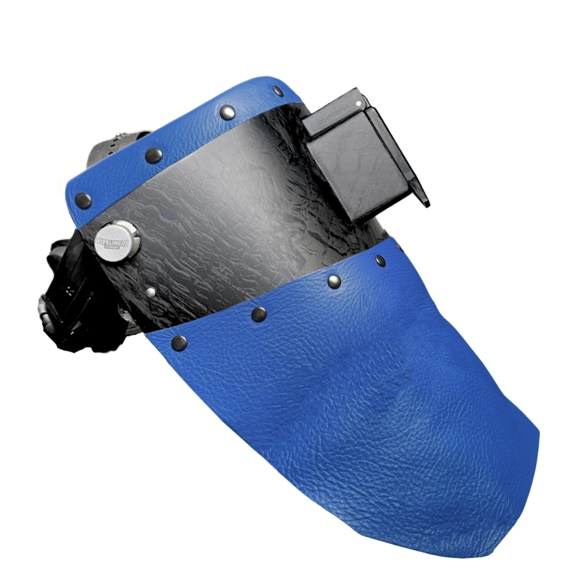 Corn Silk Carbon Fiber Chopped Top & Bottom Leather Welding Hood - Image 32