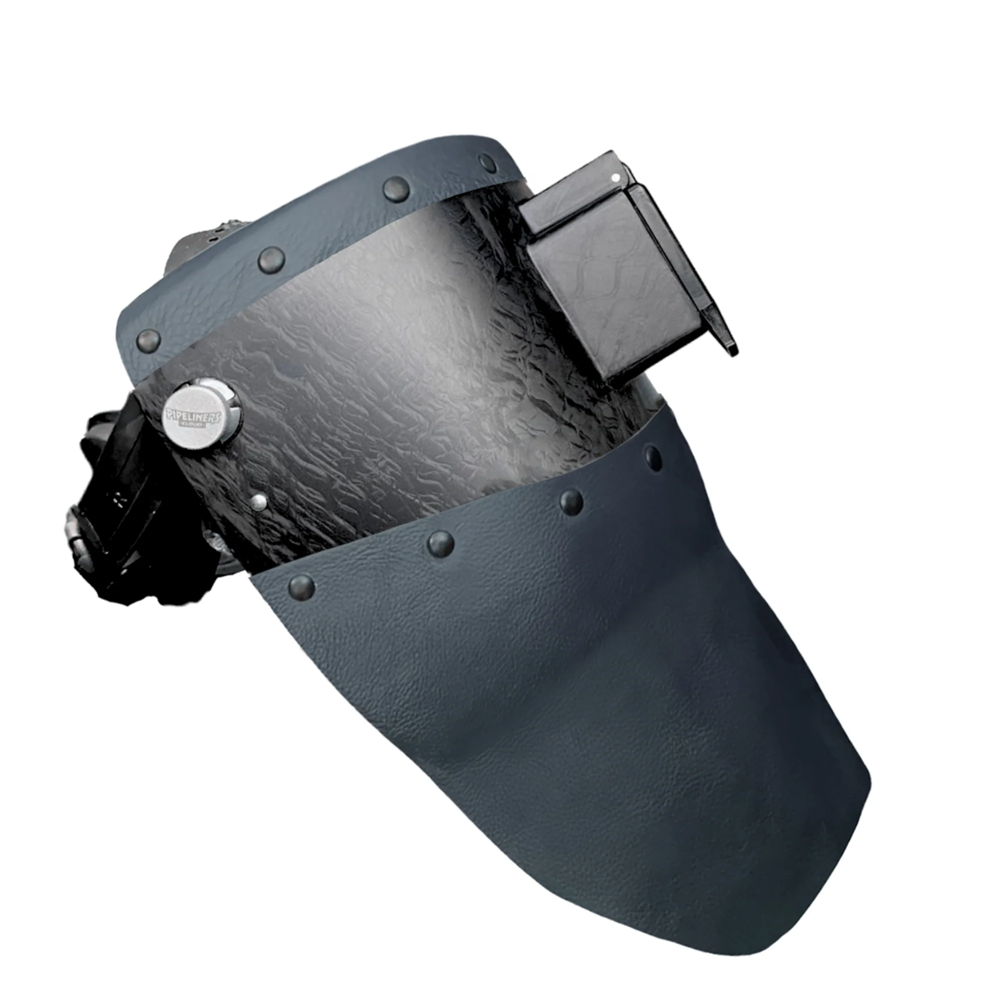 Corn Silk Carbon Fiber Chopped Top & Bottom Leather Welding Hood - Image 33