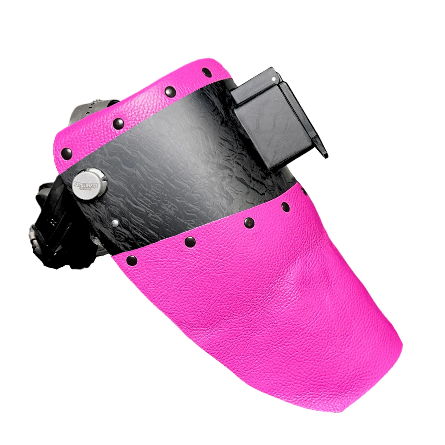 Corn Silk Carbon Fiber Chopped Top & Bottom Leather Welding Hood - Image 42