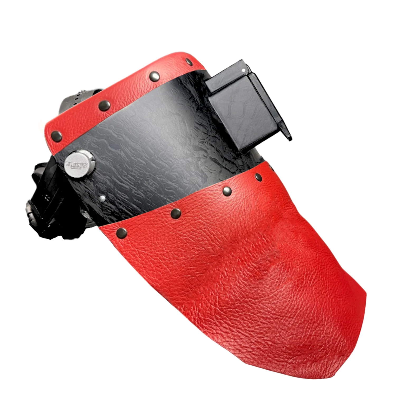 Corn Silk Carbon Fiber Chopped Top & Bottom Leather Welding Hood - Image 45