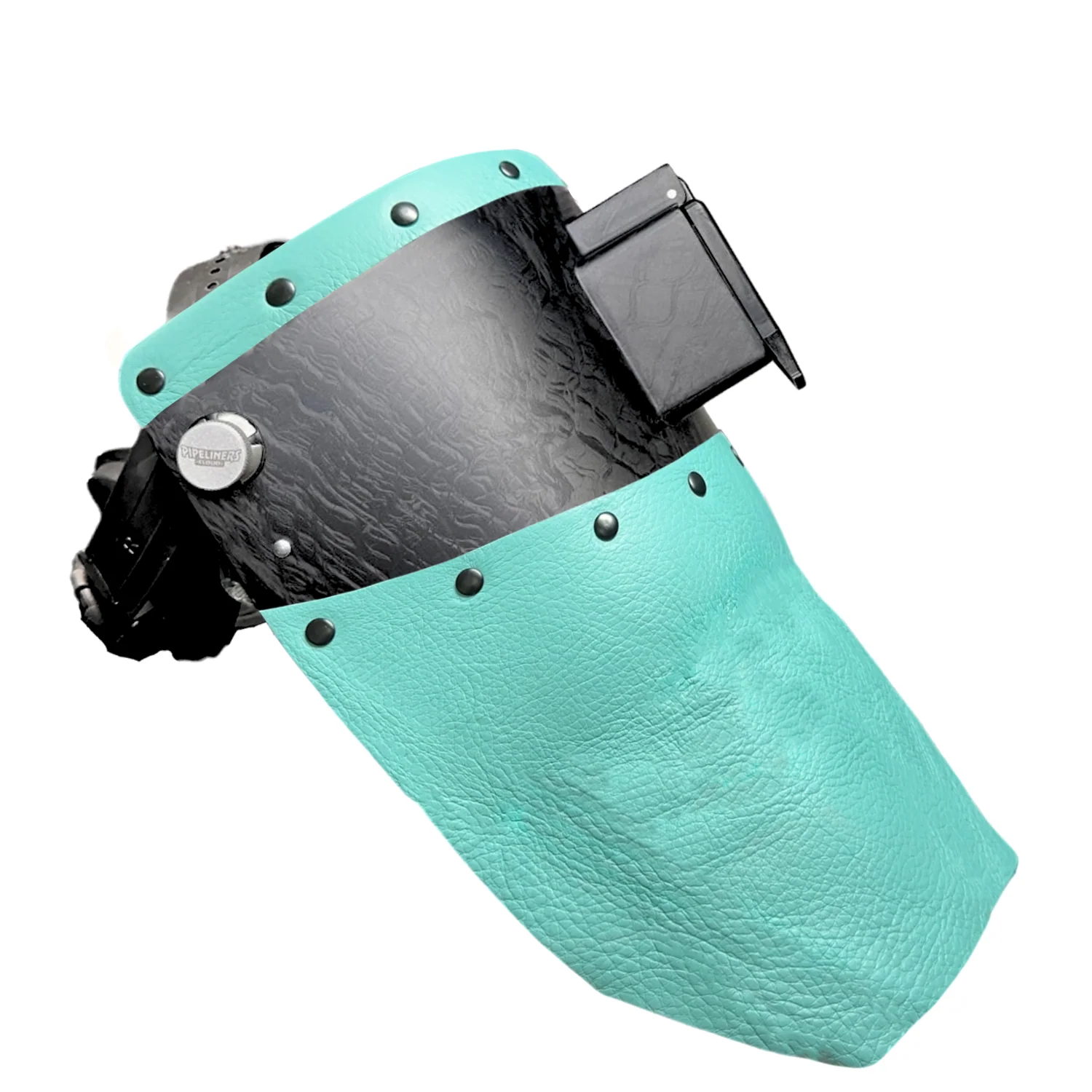 Corn Silk Carbon Fiber Chopped Top & Bottom Leather Welding Hood - Image 47