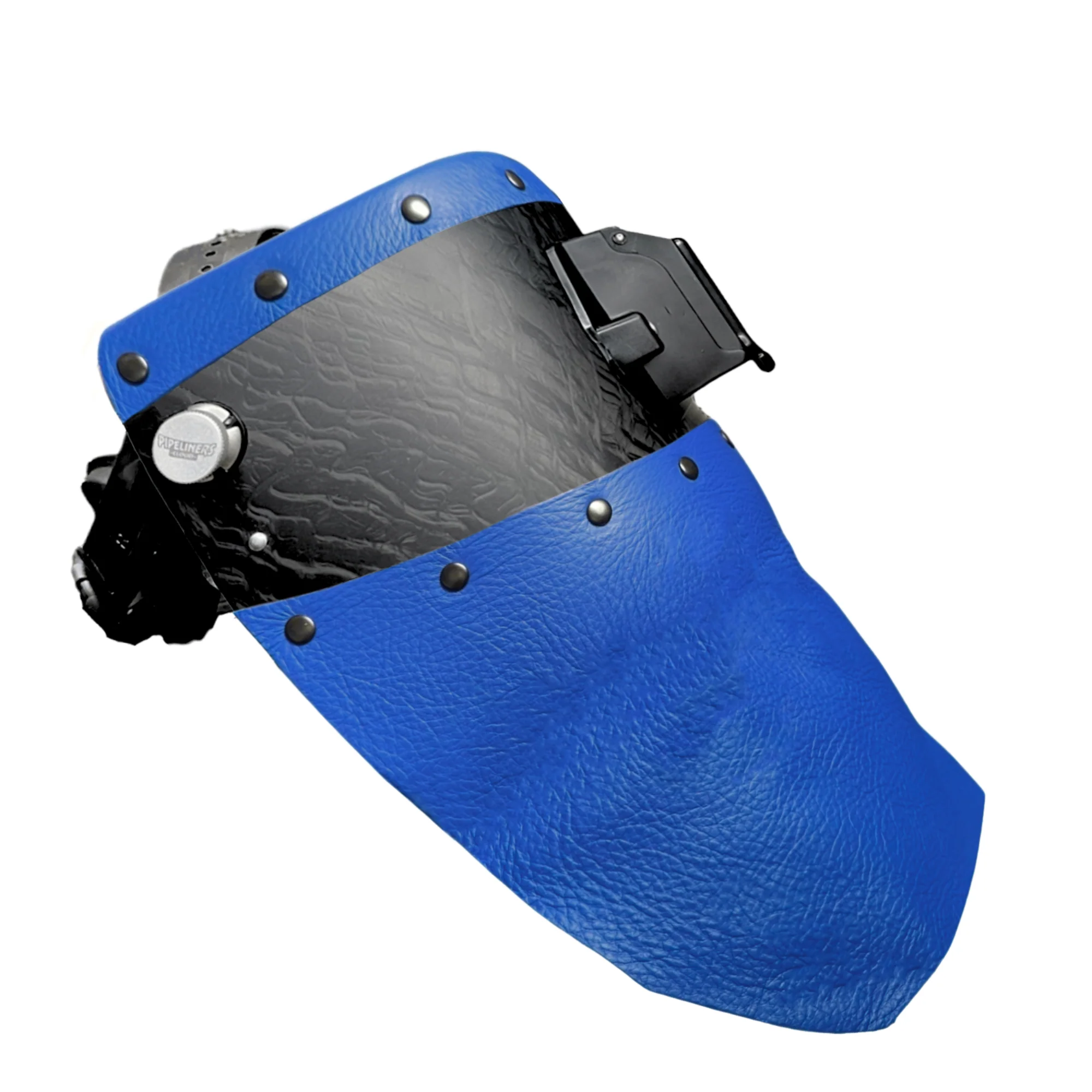 Corn Silk Carbon Fiber Chopped Top & Bottom Leather Welding Hood - Image 49