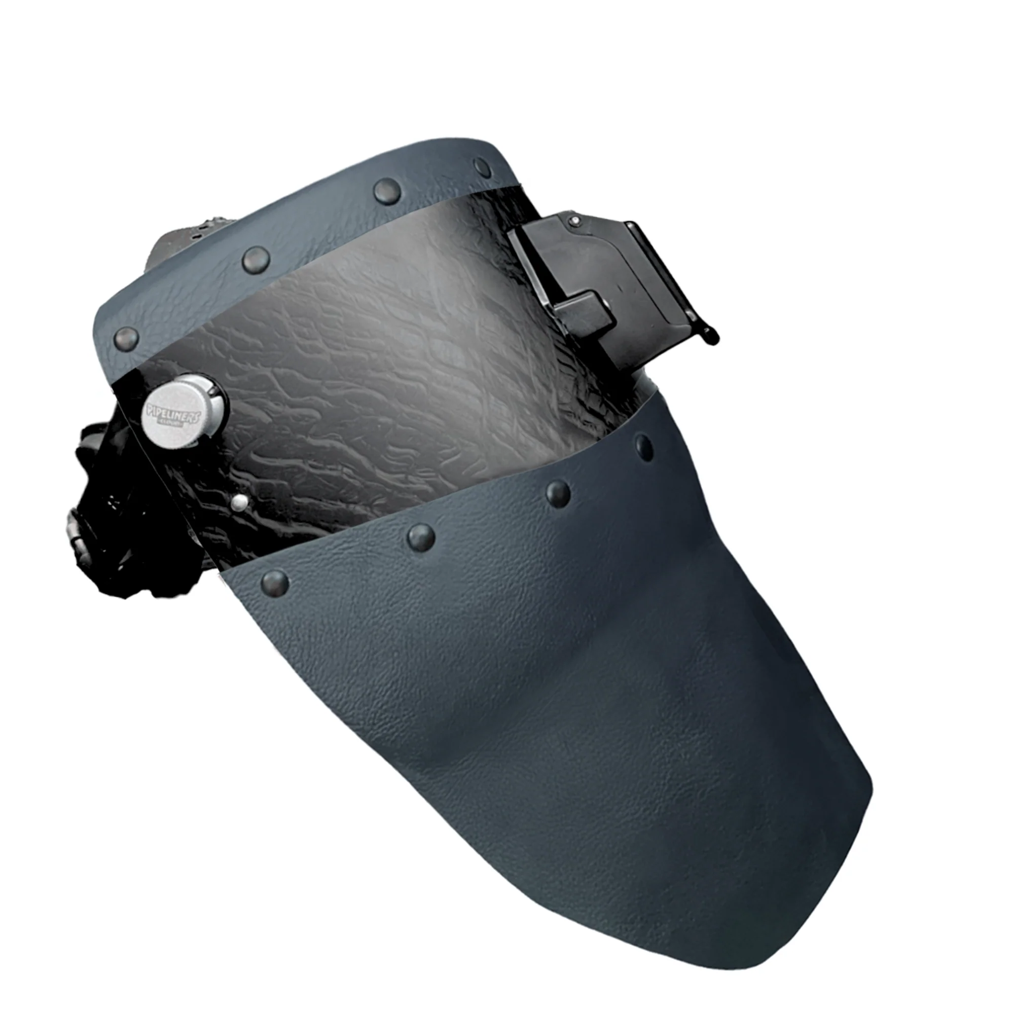Corn Silk Carbon Fiber Chopped Top & Bottom Leather Welding Hood - Image 53