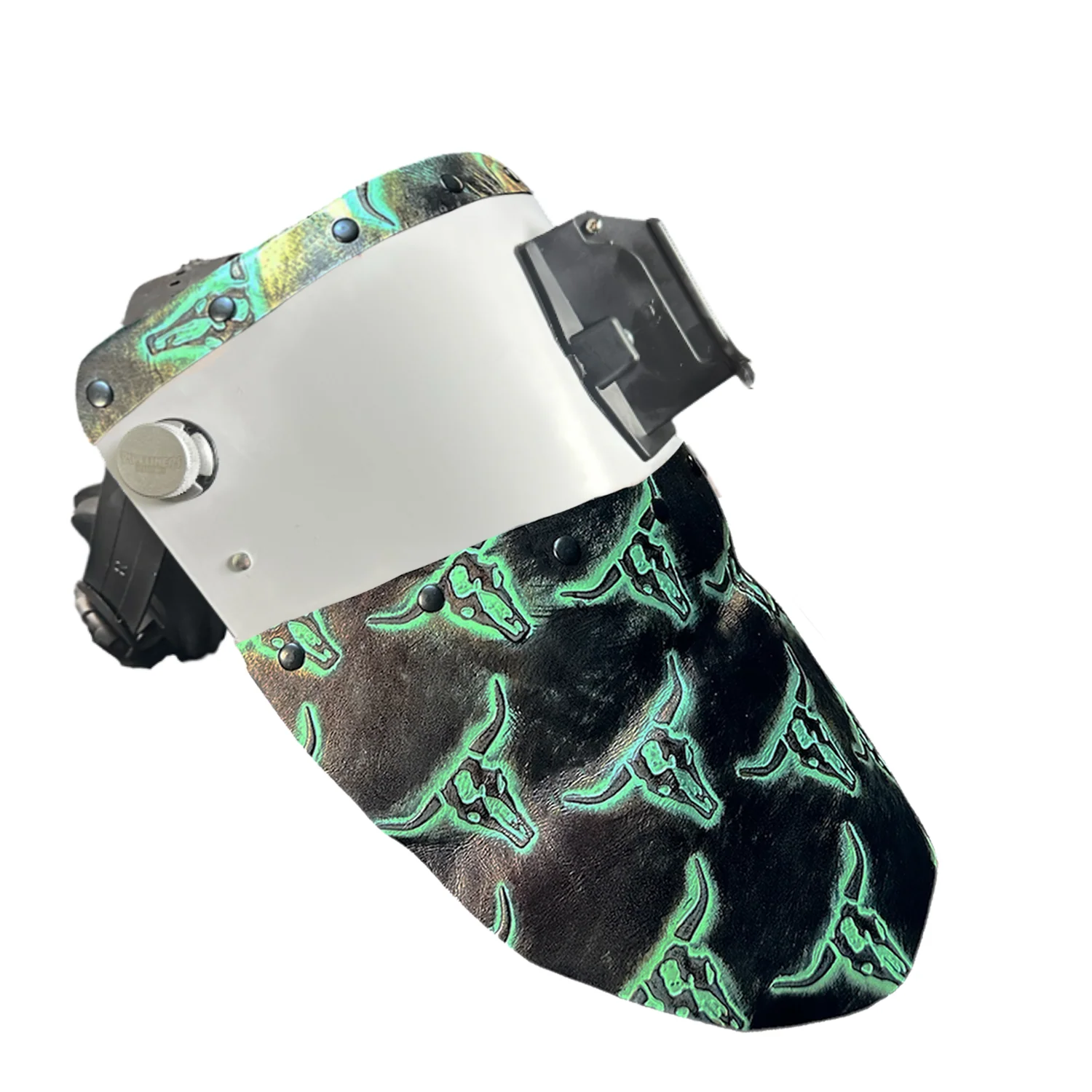 Chopped Top & Bottom Carbon Fiber Welding Hood - Image 100