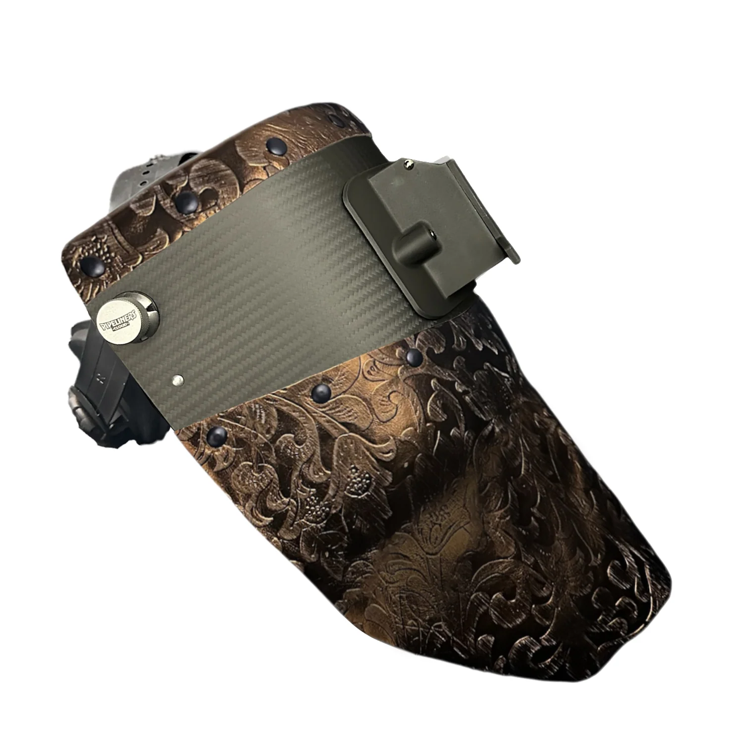 Chopped Top & Bottom Carbon Fiber Welding Hood - Image 17