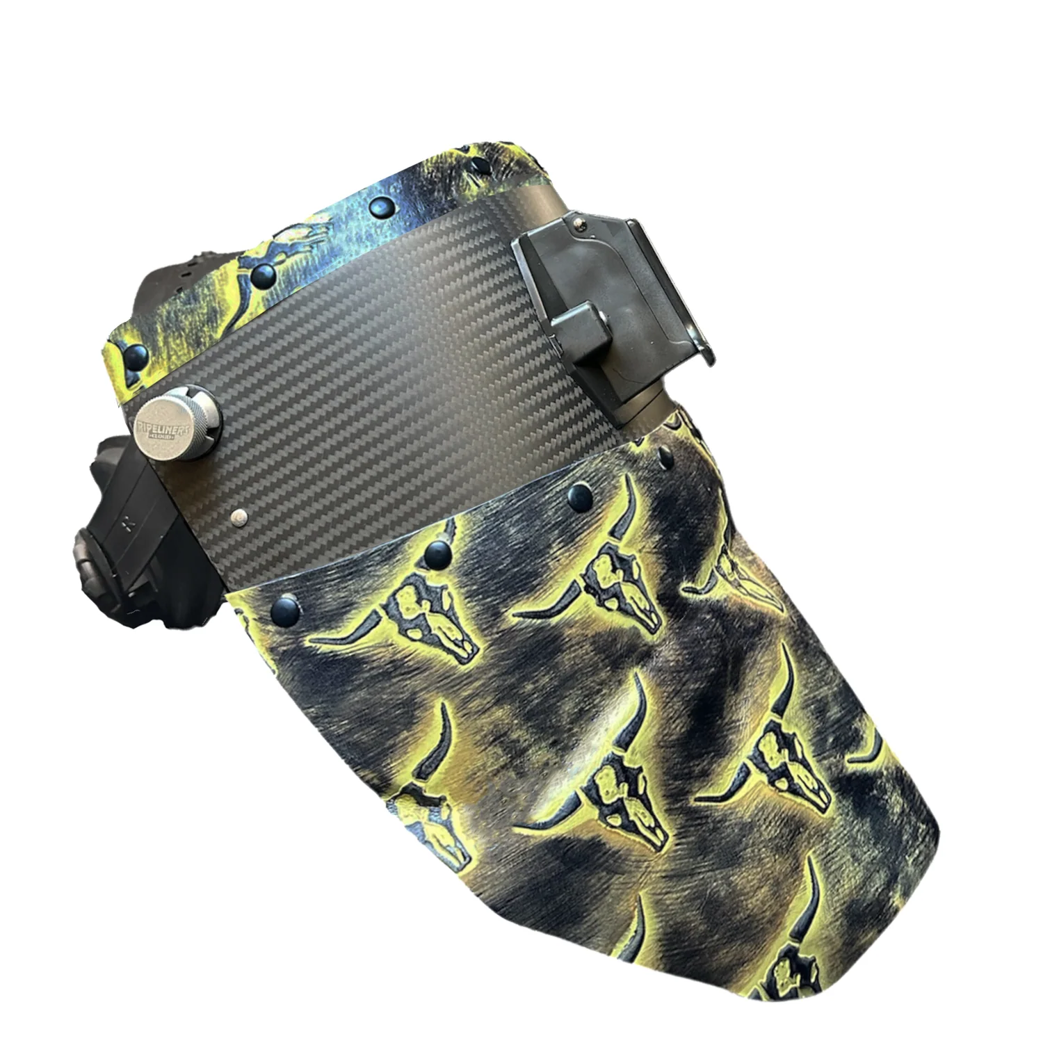 Chopped Top & Bottom Carbon Fiber Welding Hood - Image 23