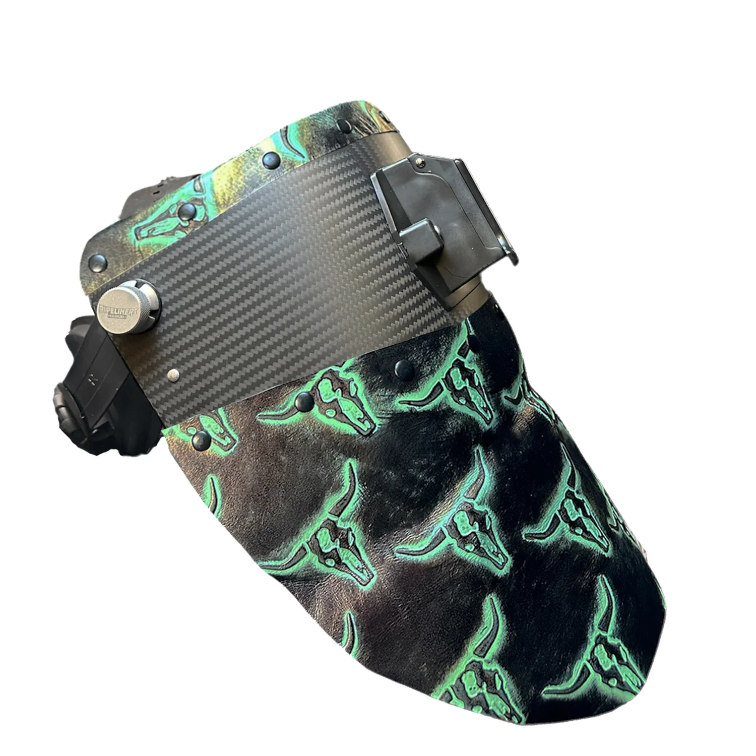 Chopped Top & Bottom Carbon Fiber Welding Hood - Image 24
