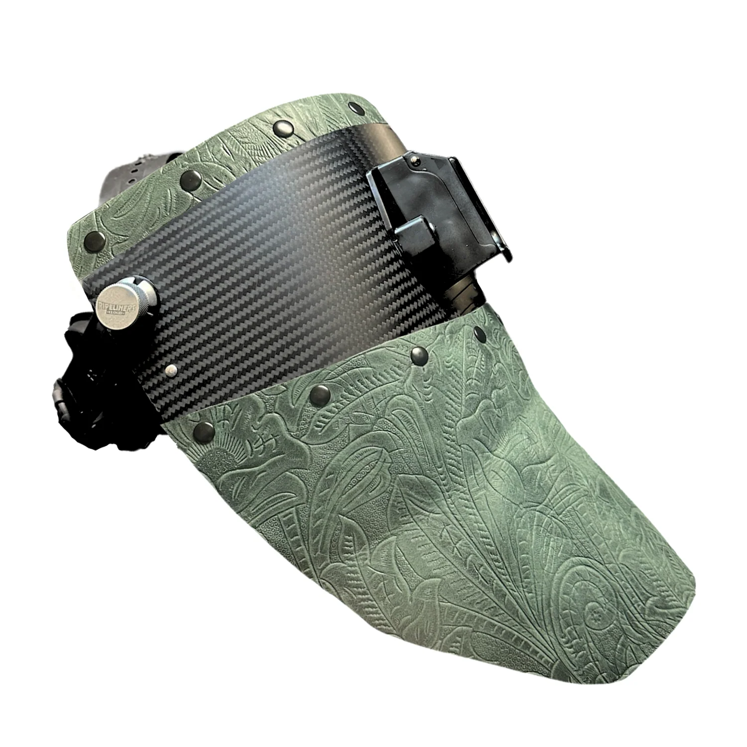 Chopped Top & Bottom Carbon Fiber Welding Hood - Image 4