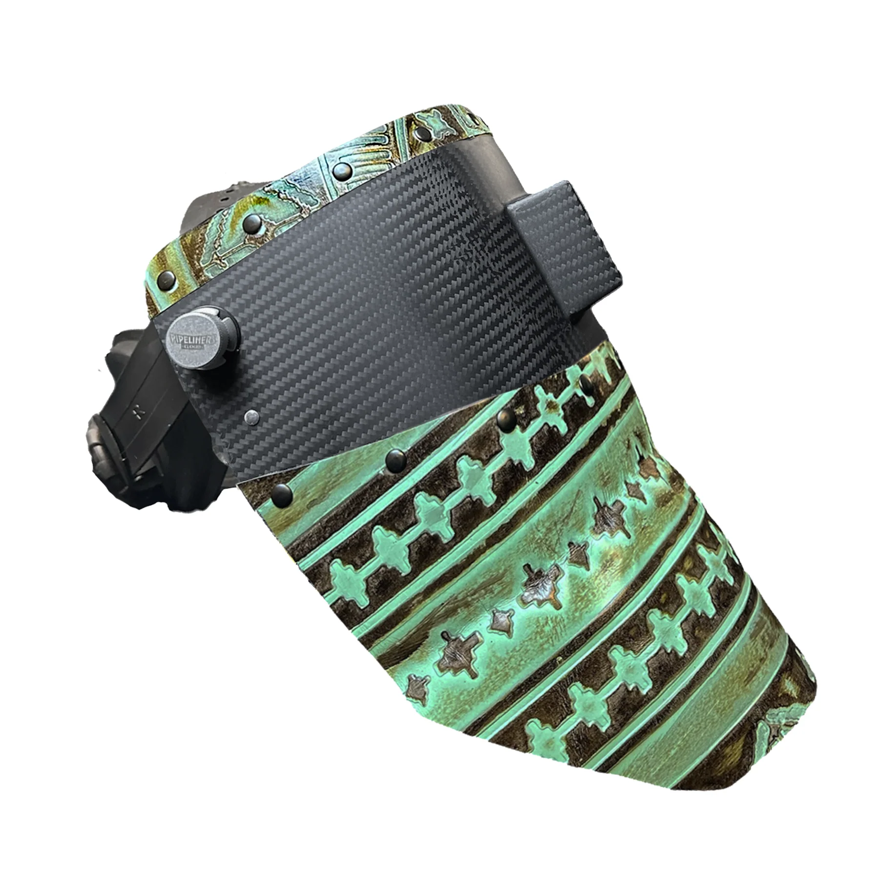 Chopped Top & Bottom Carbon Fiber Welding Hood - Image 44