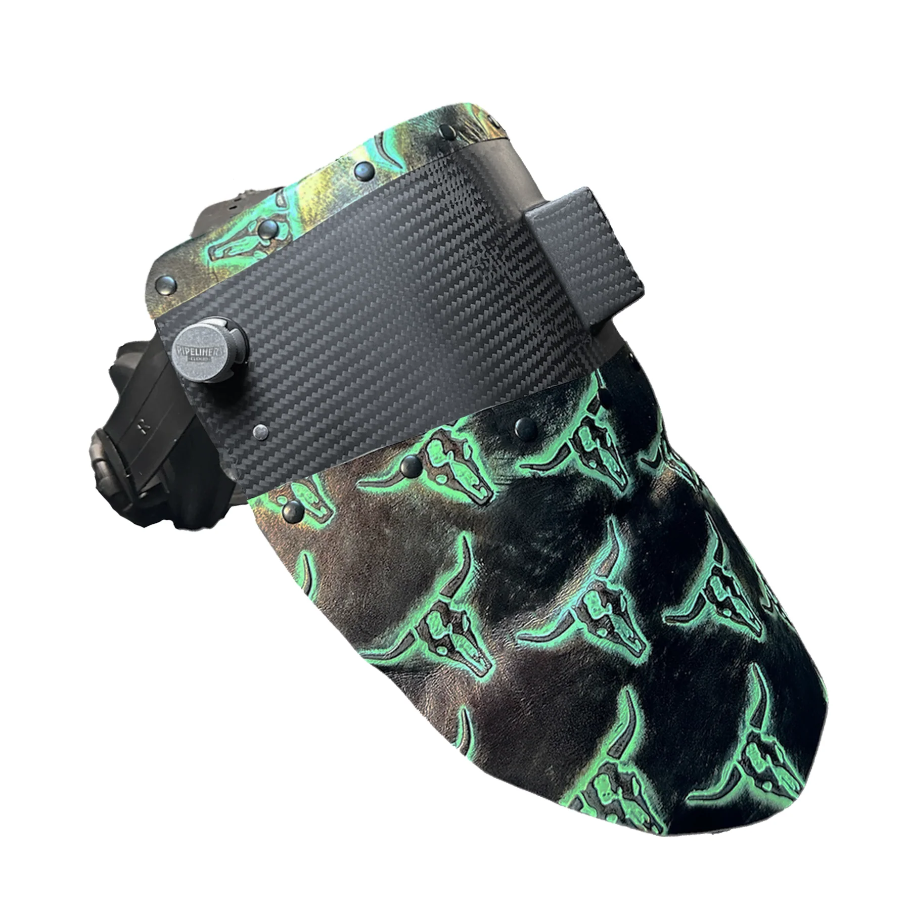 Chopped Top & Bottom Carbon Fiber Welding Hood - Image 47