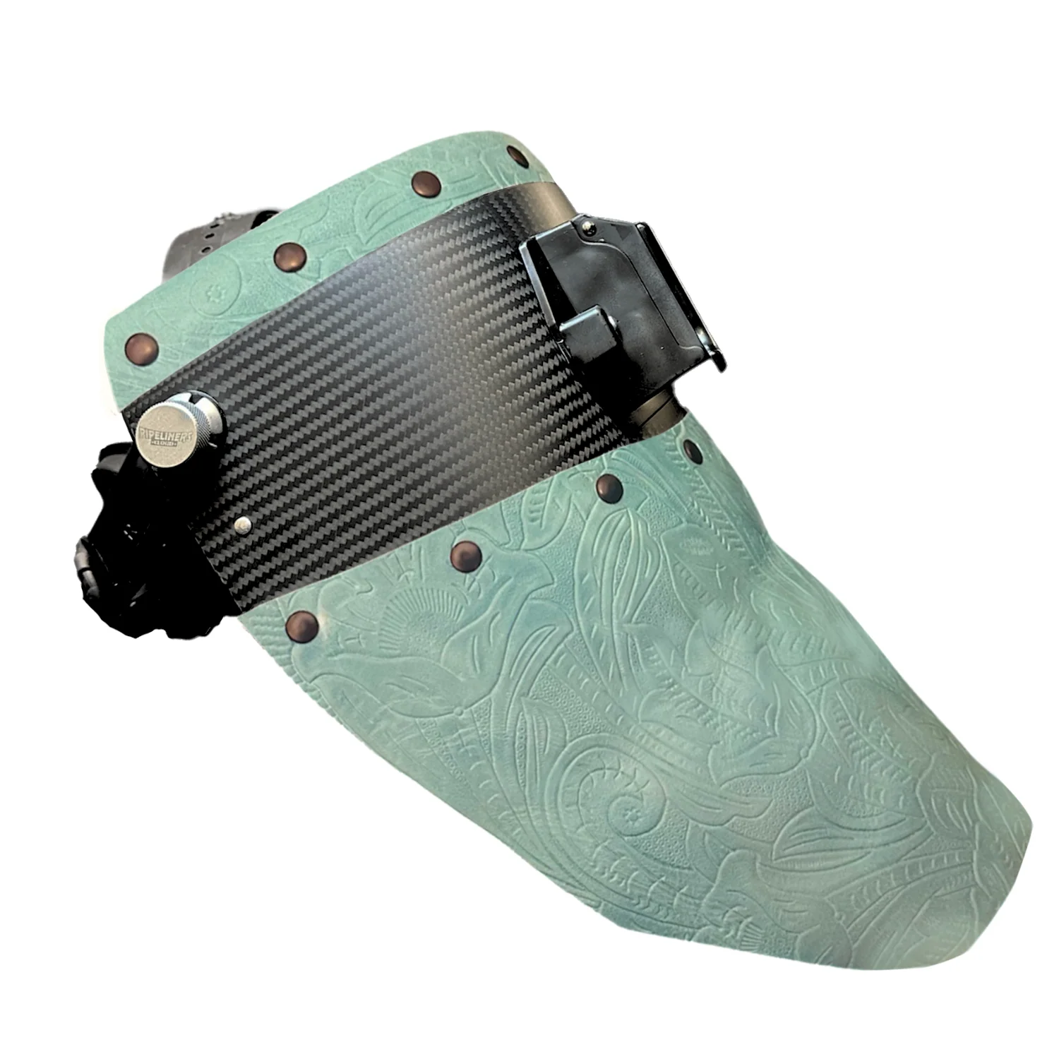 Chopped Top & Bottom Carbon Fiber Welding Hood - Image 5