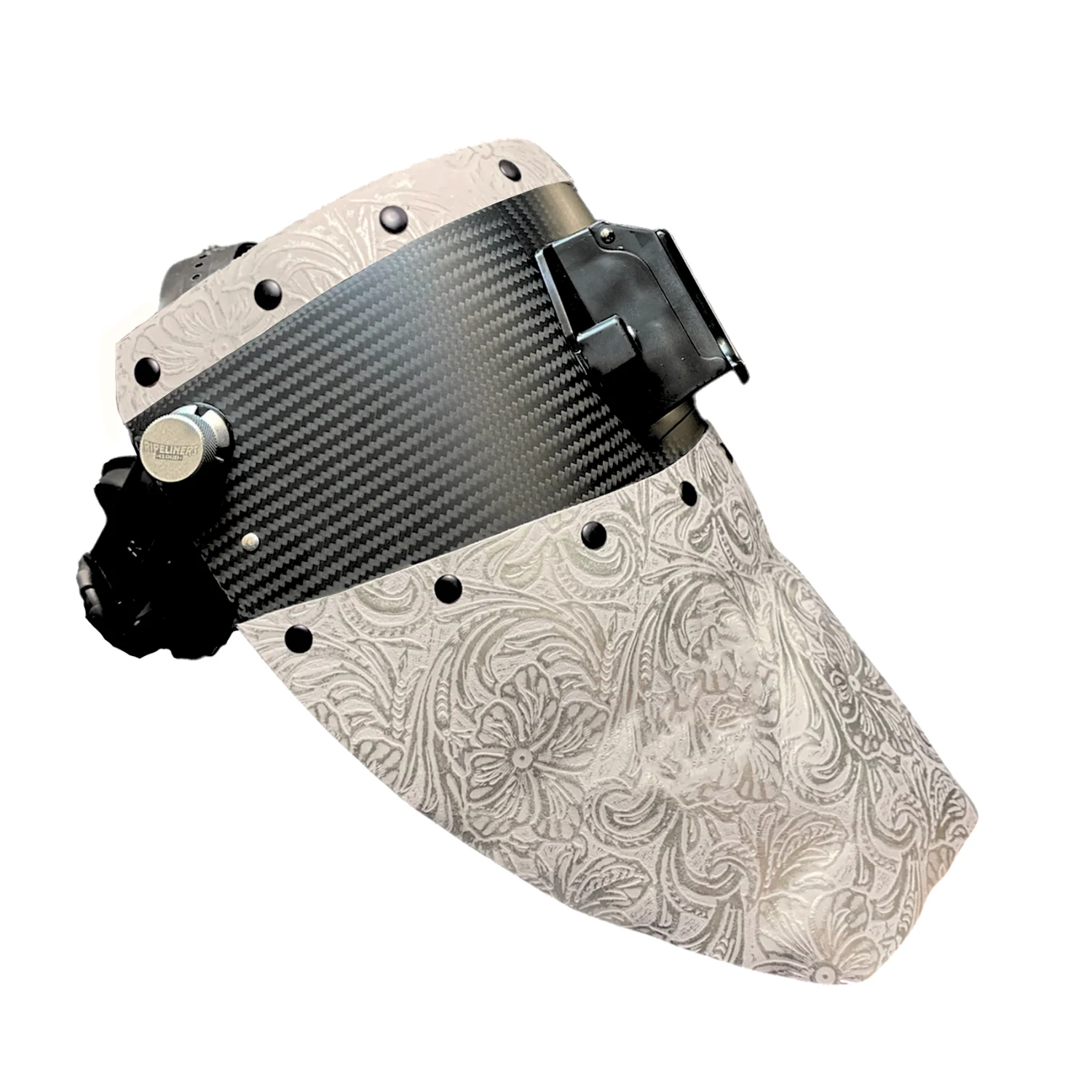 Chopped Top & Bottom Carbon Fiber Welding Hood - Image 6