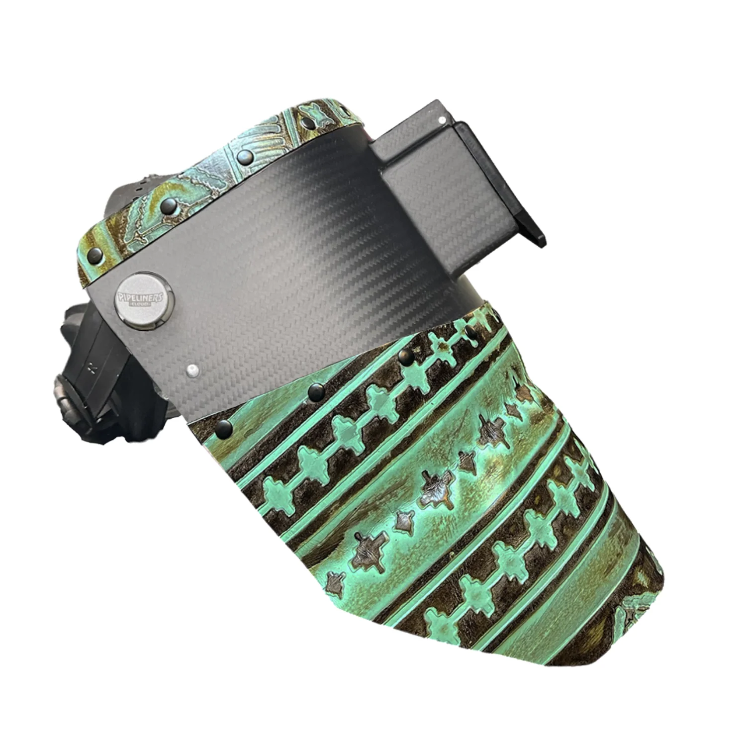 Chopped Top & Bottom Carbon Fiber Welding Hood - Image 62
