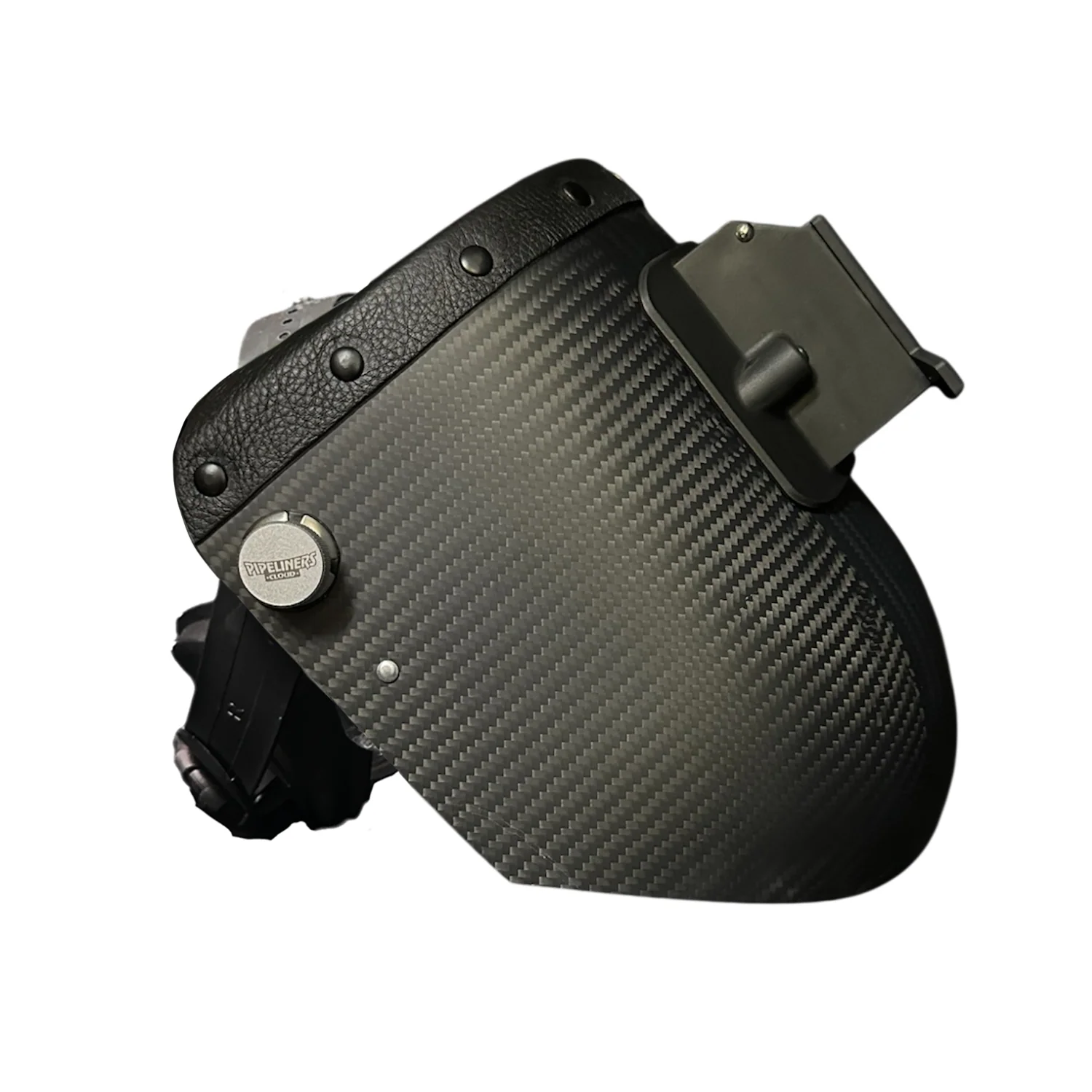 Chopped Top Carbon Fiber Welding Hood - Image 5