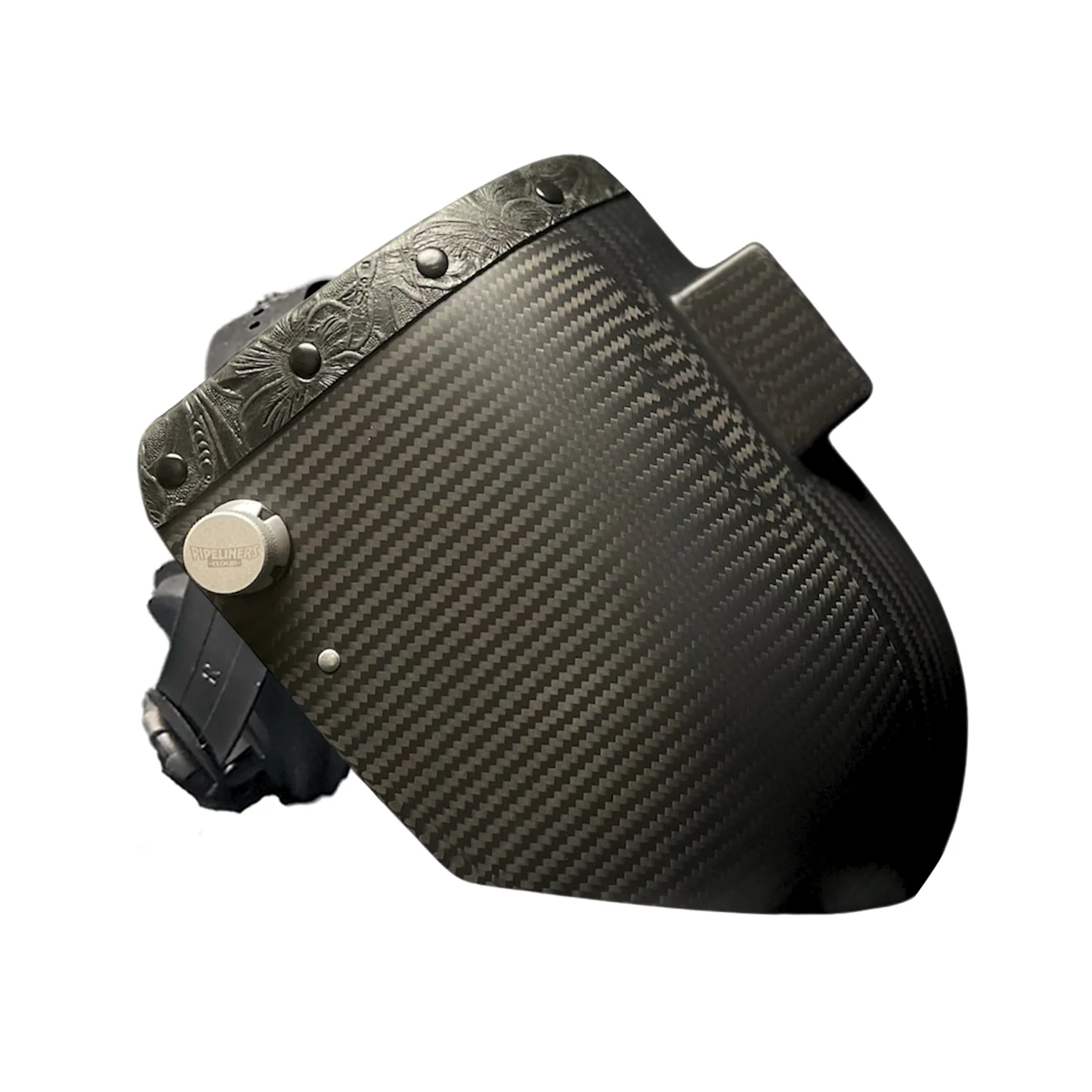 Chopped Top Carbon Fiber Welding Hood - Image 6