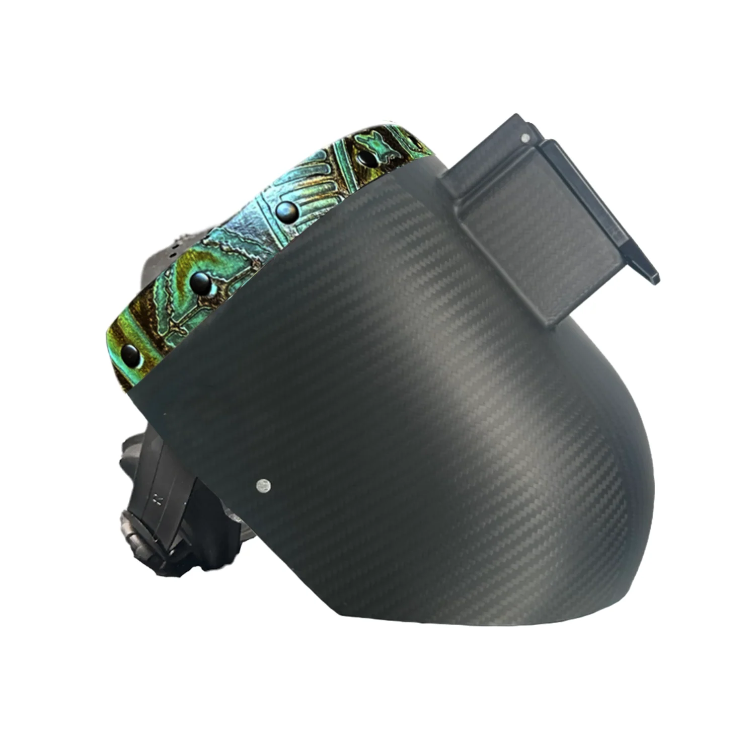 Chopped Top Carbon Fiber Welding Hood - Image 60