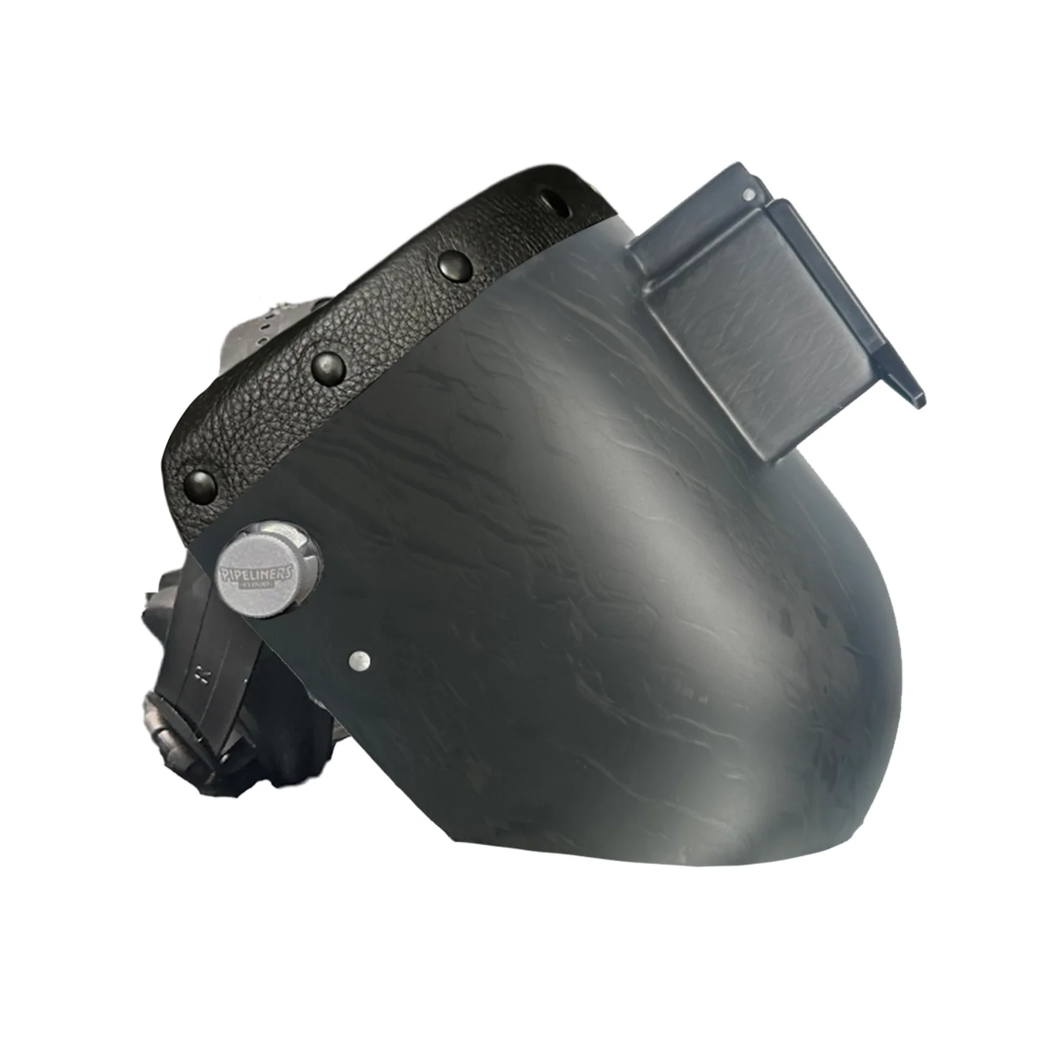 Corn Silk Carbon Fiber Chopped Top Leather Welding Hood - Image 27