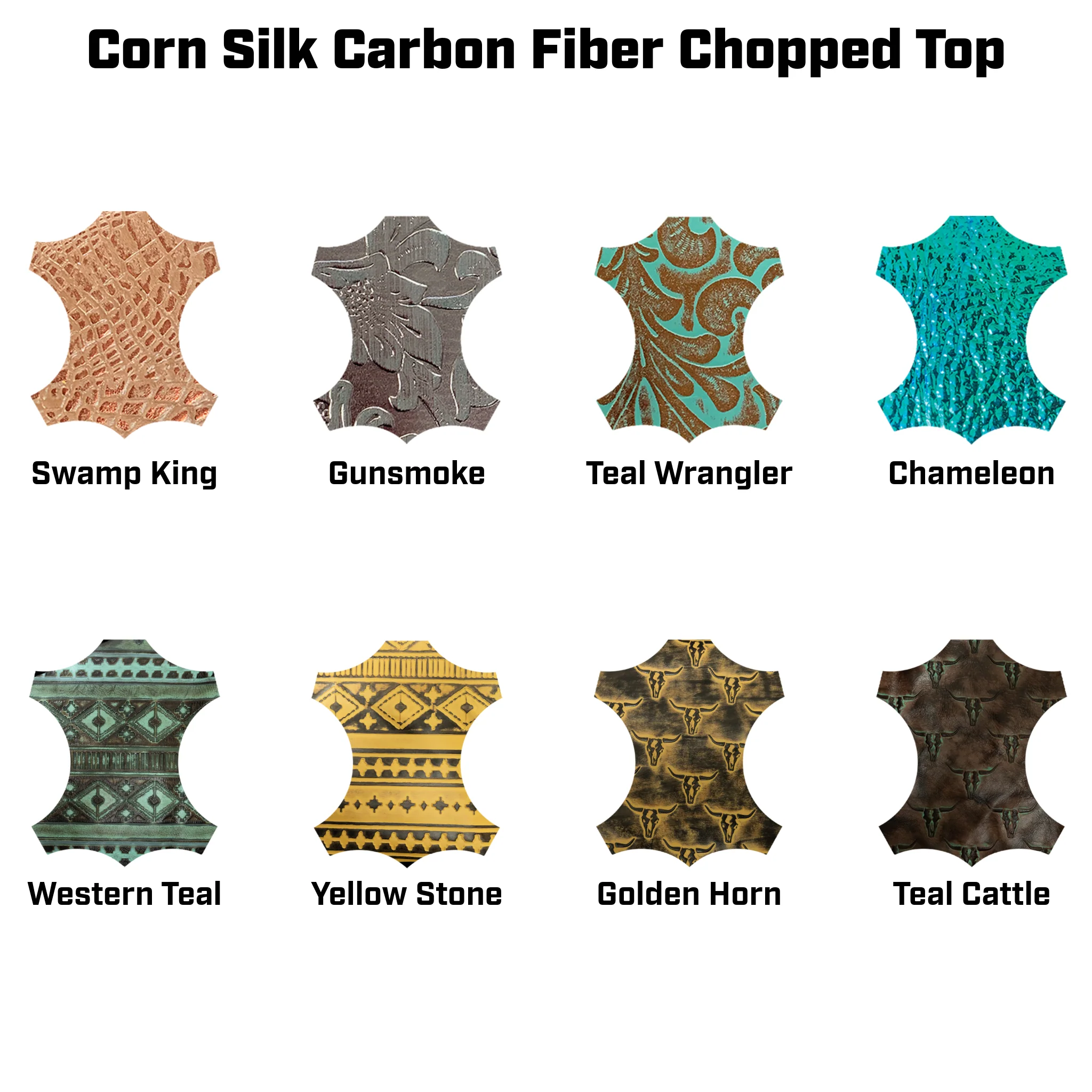 Corn Silk Carbon Fiber Chopped Top Leather Welding Hood - Image 3