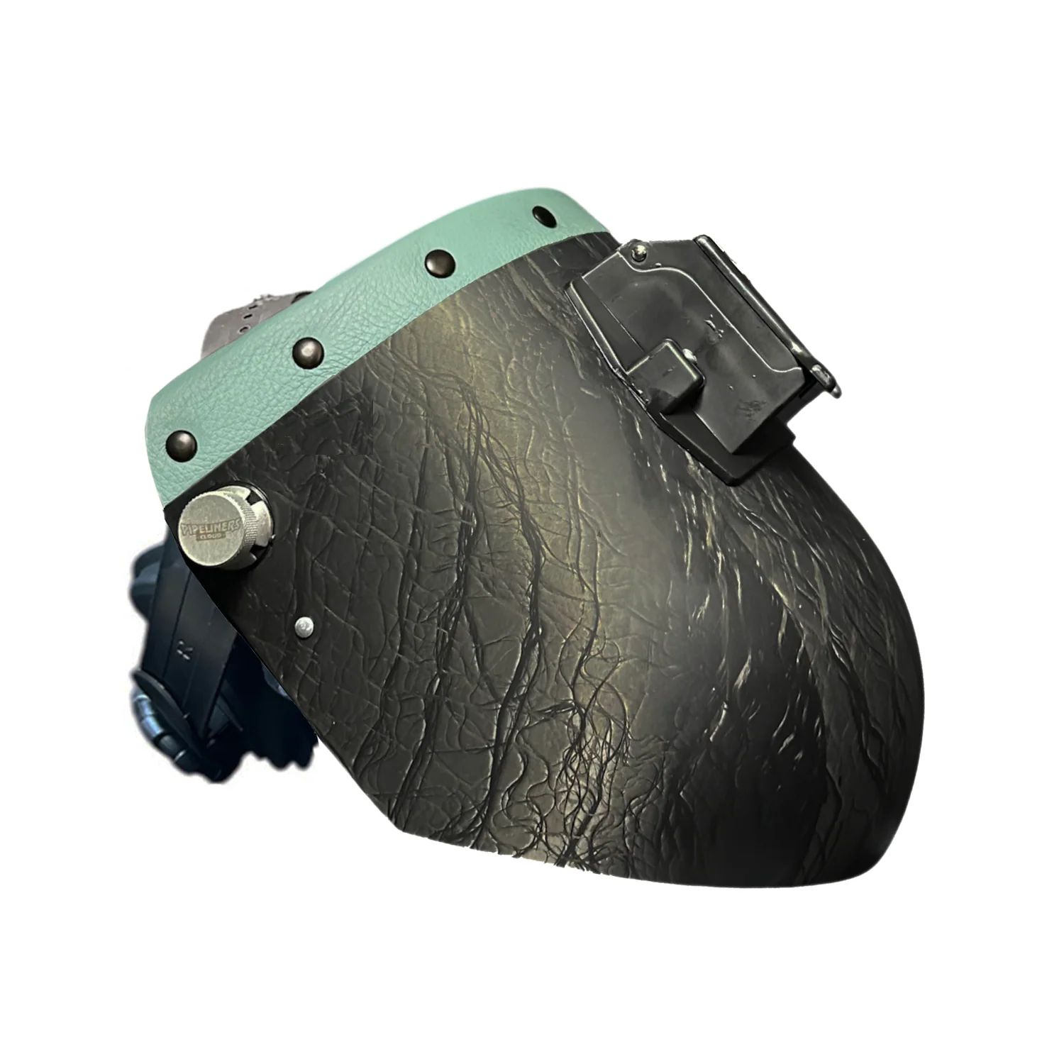 Corn Silk Carbon Fiber Chopped Top Leather Welding Hood - Image 42
