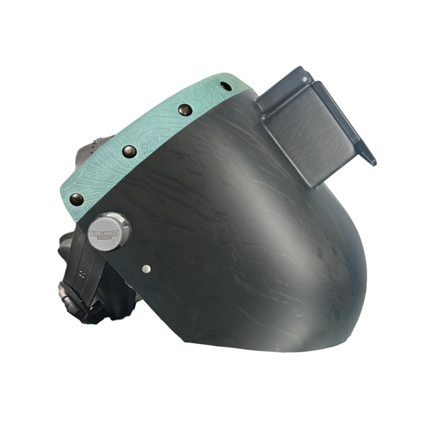 Corn Silk Carbon Fiber Chopped Top Leather Welding Hood - Image 47