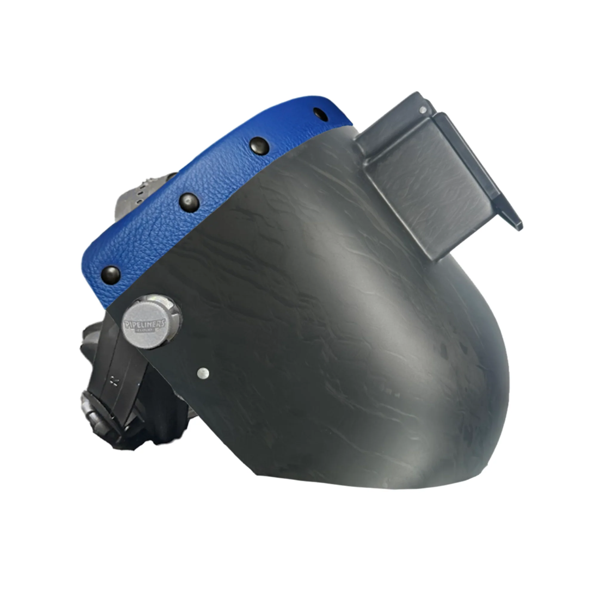 Corn Silk Carbon Fiber Chopped Top Leather Welding Hood - Image 48