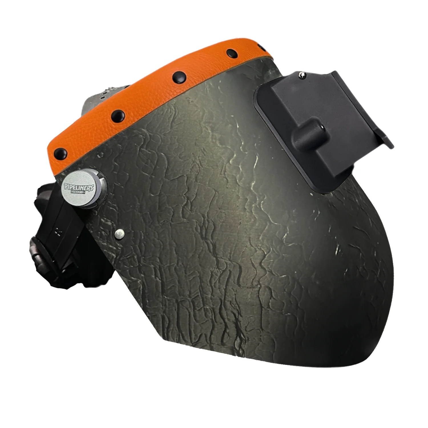 Corn Silk Carbon Fiber Chopped Top Leather Welding Hood - Image 57