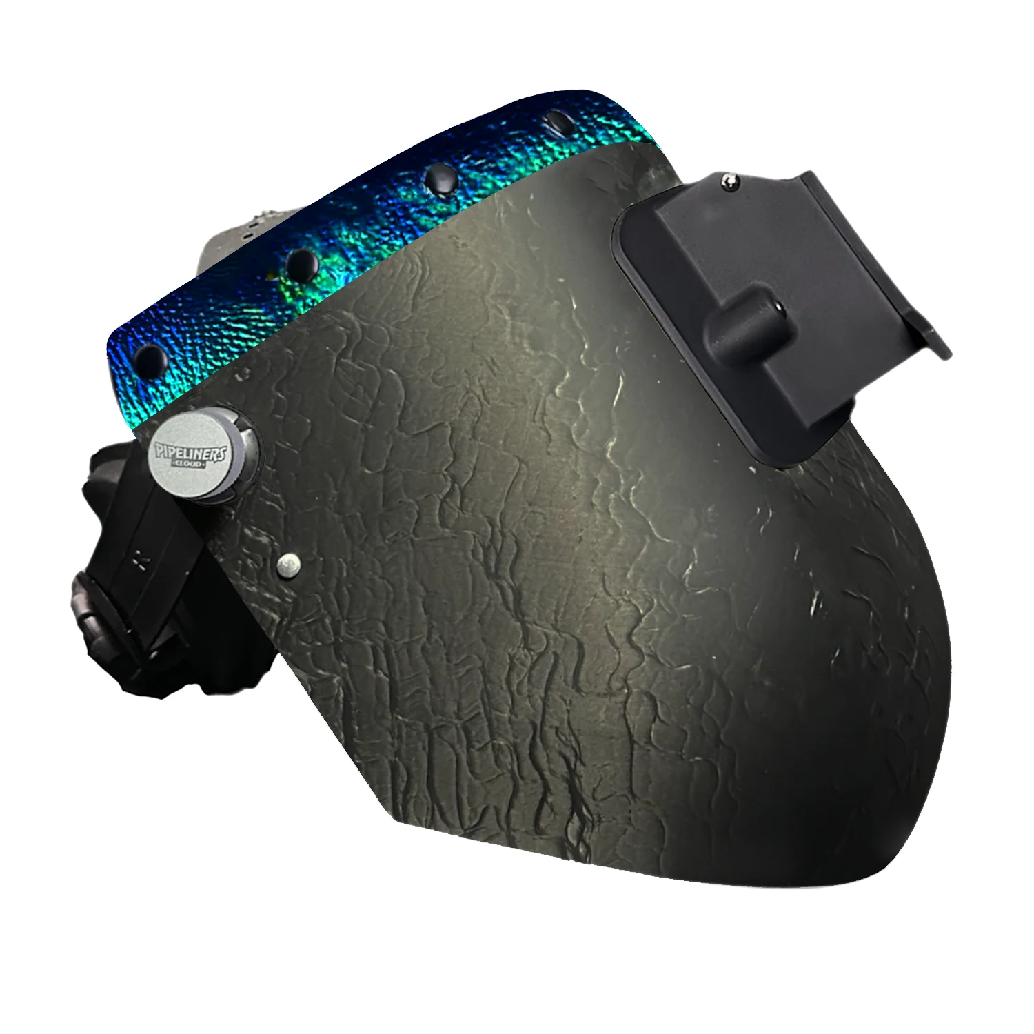 Corn Silk Carbon Fiber Chopped Top Leather Welding Hood - Image 62