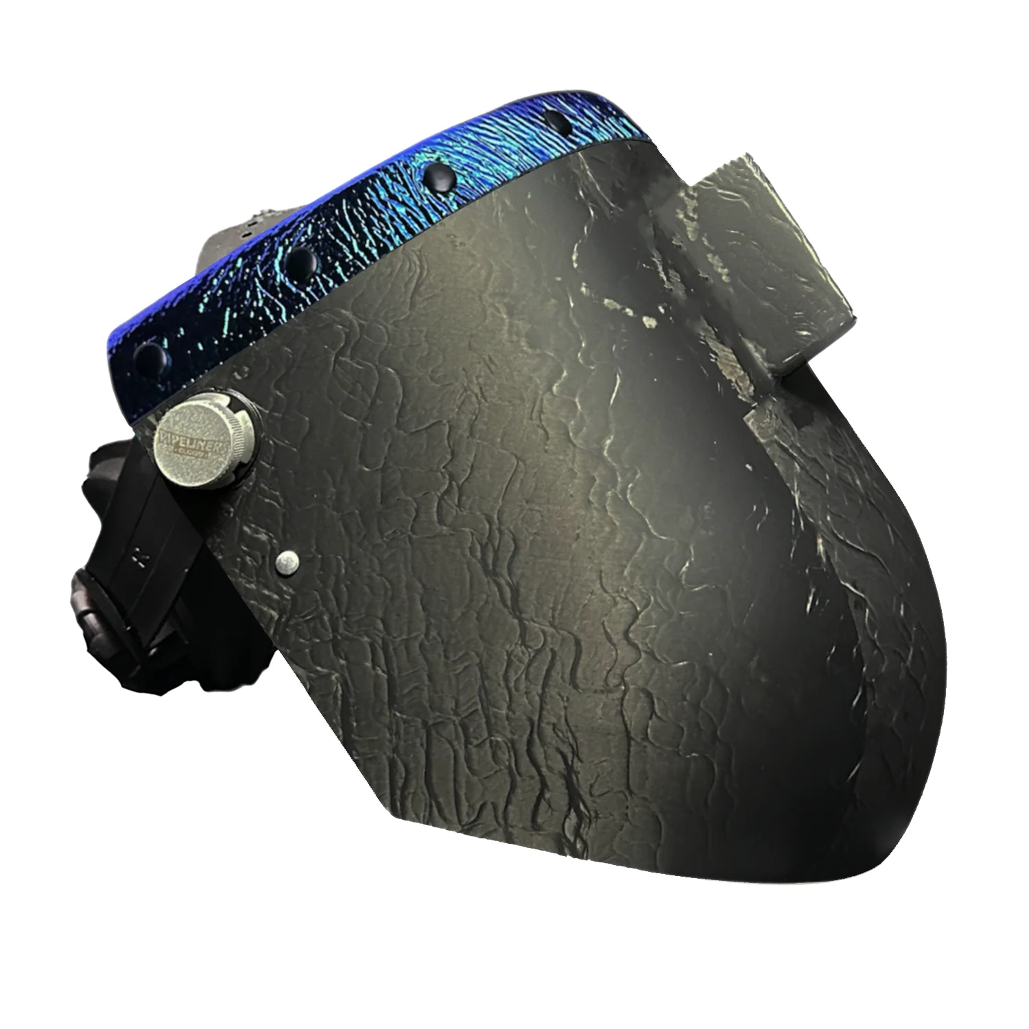 Corn Silk Carbon Fiber Chopped Top Leather Welding Hood - Image 69