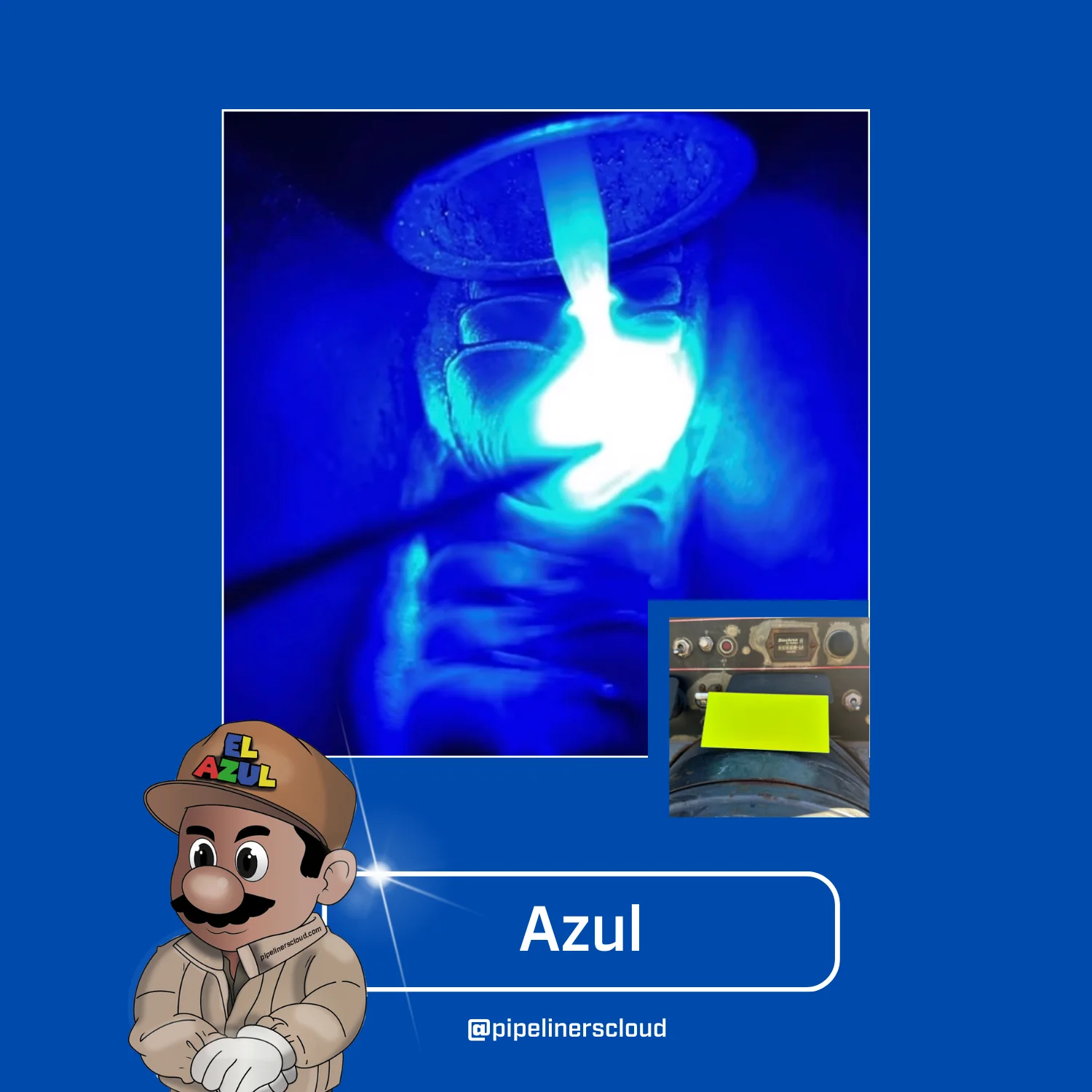 PIPELINERS CLOUD Fixed Blue Shade Welding Lens "El Azul or El Azulito" - Image 11