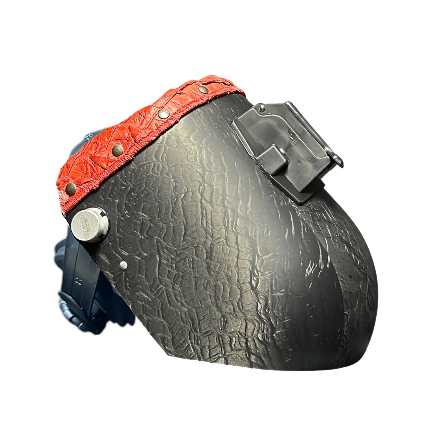 Pirarucu/Fish Chopped Top Leather Corn Silk Welding Hood - Image 5