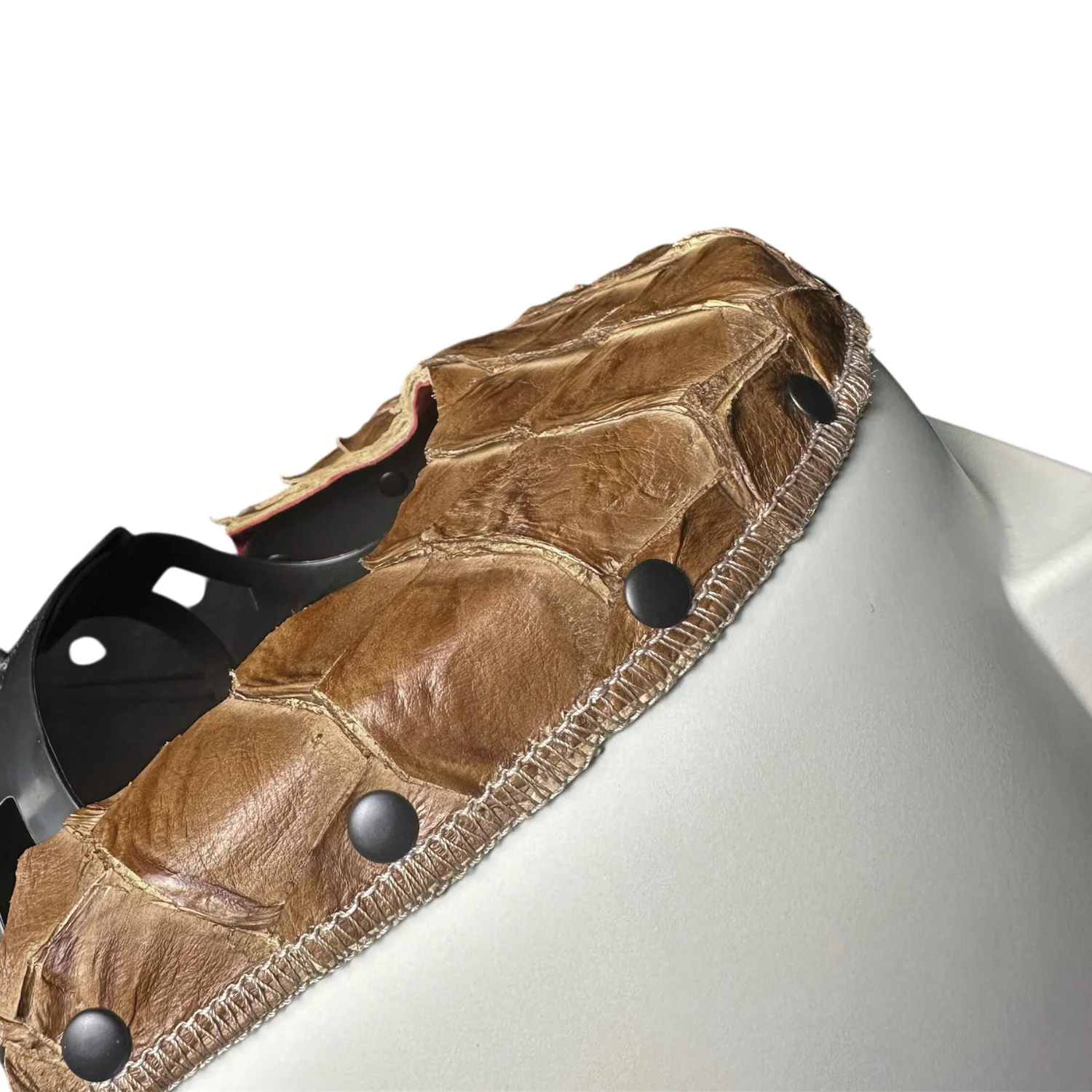 Pirarucu/Fish Chopped Top Leather Finer Sugar Scoop Welding Hood - Image 12