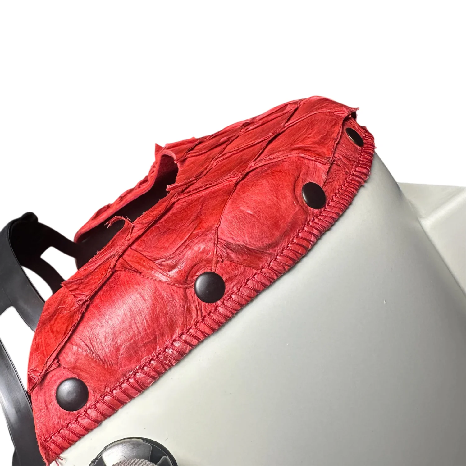 Pirarucu/Fish Chopped Top Leather Finer Sugar Scoop Welding Hood - Image 15