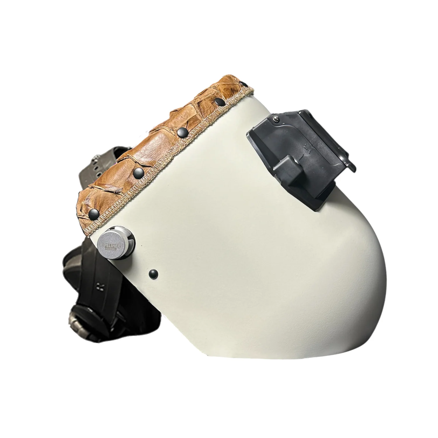 Pirarucu/Fish Chopped Top Leather Finer Sugar Scoop Welding Hood - Image 19