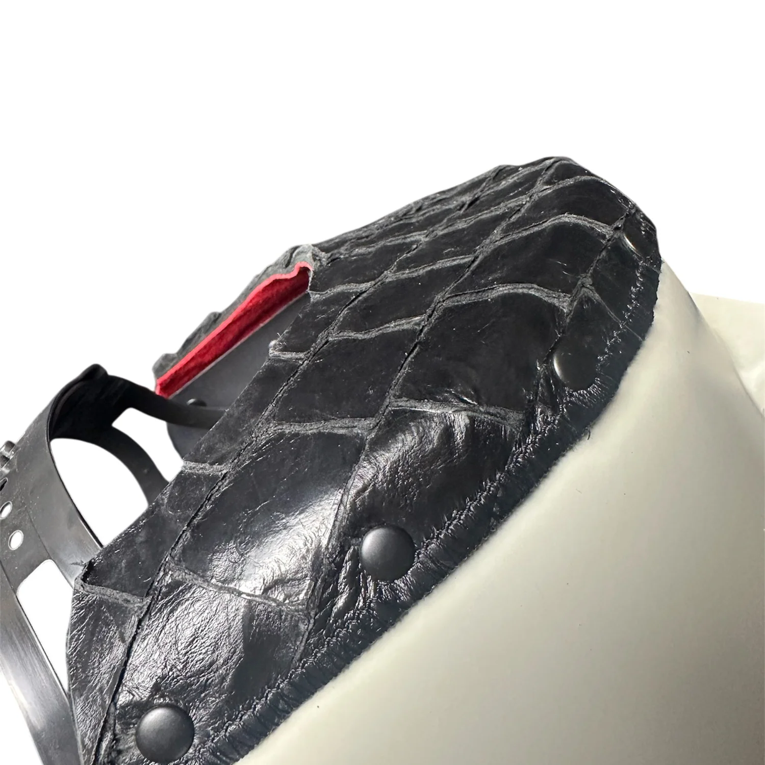 Pirarucu/Fish Chopped Top Leather Finer Sugar Scoop Welding Hood - Image 5