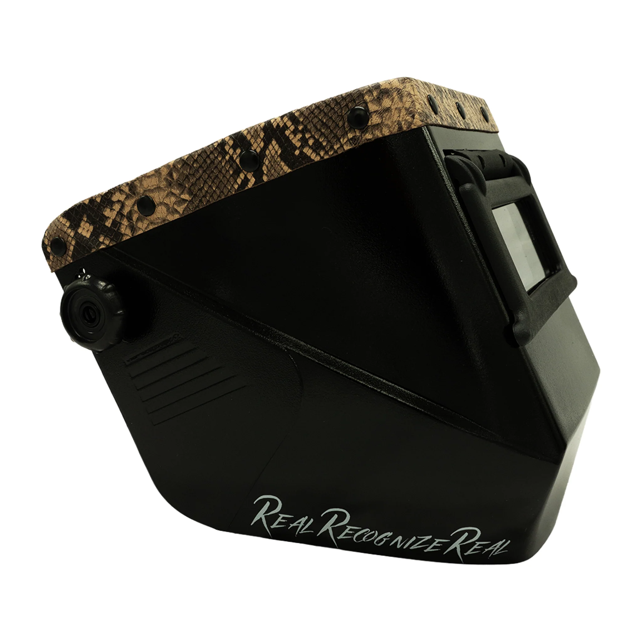 Snake Leather "JOLLY" Square Welding Hood - Image 4